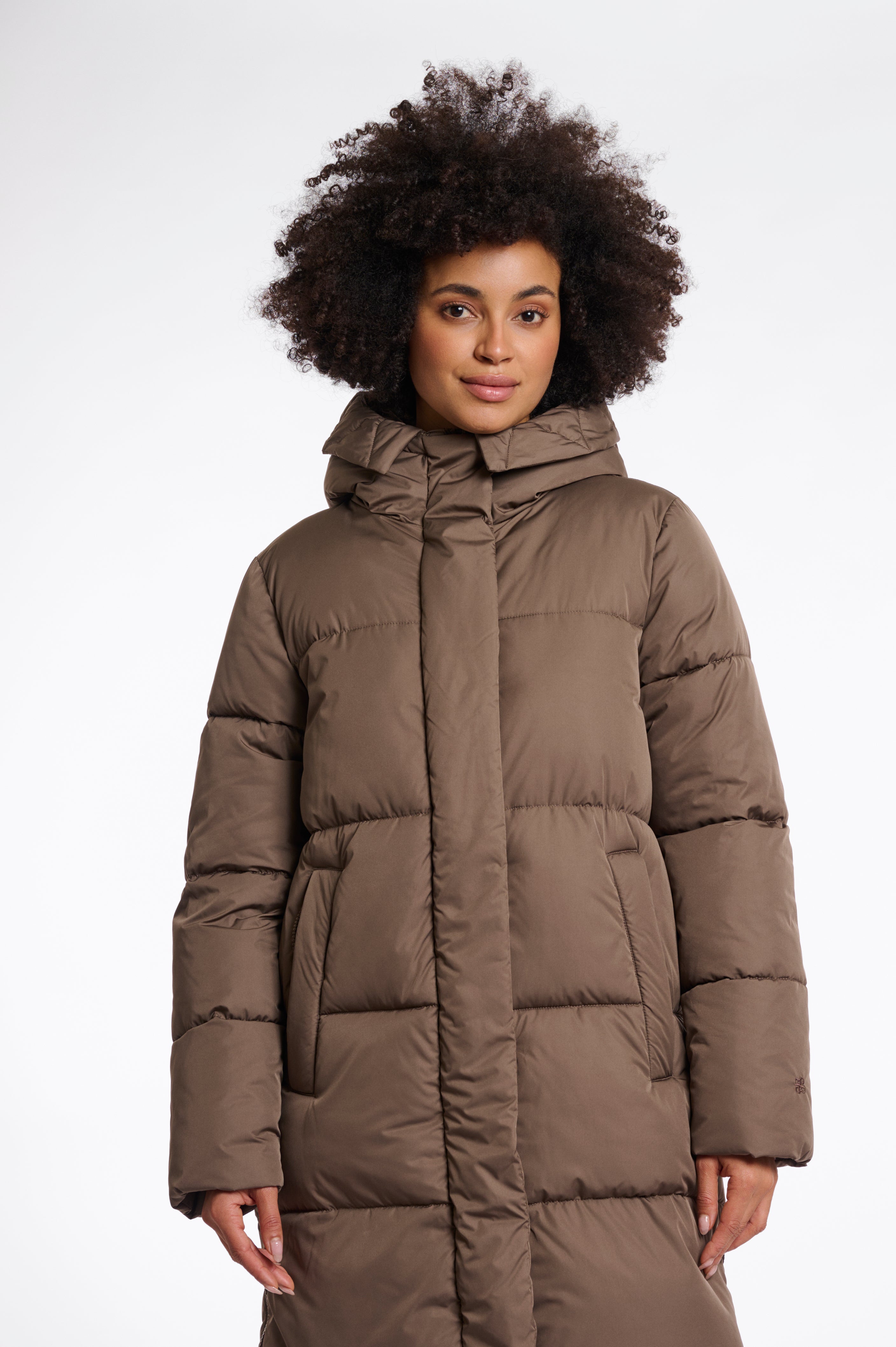 RINO&PELLE Mantel mit Kapuze Tessa