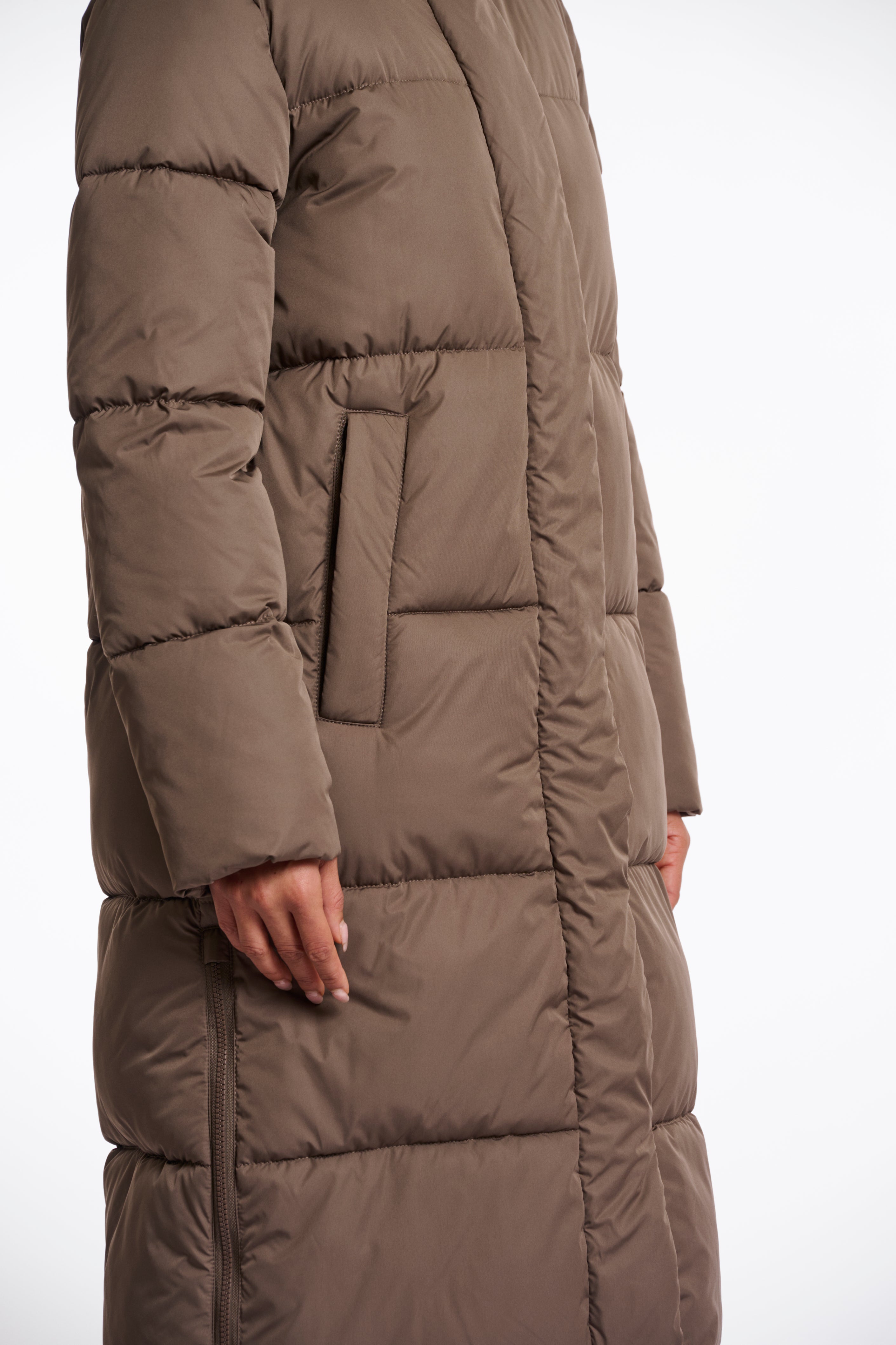 RINO&PELLE Mantel mit Kapuze Tessa