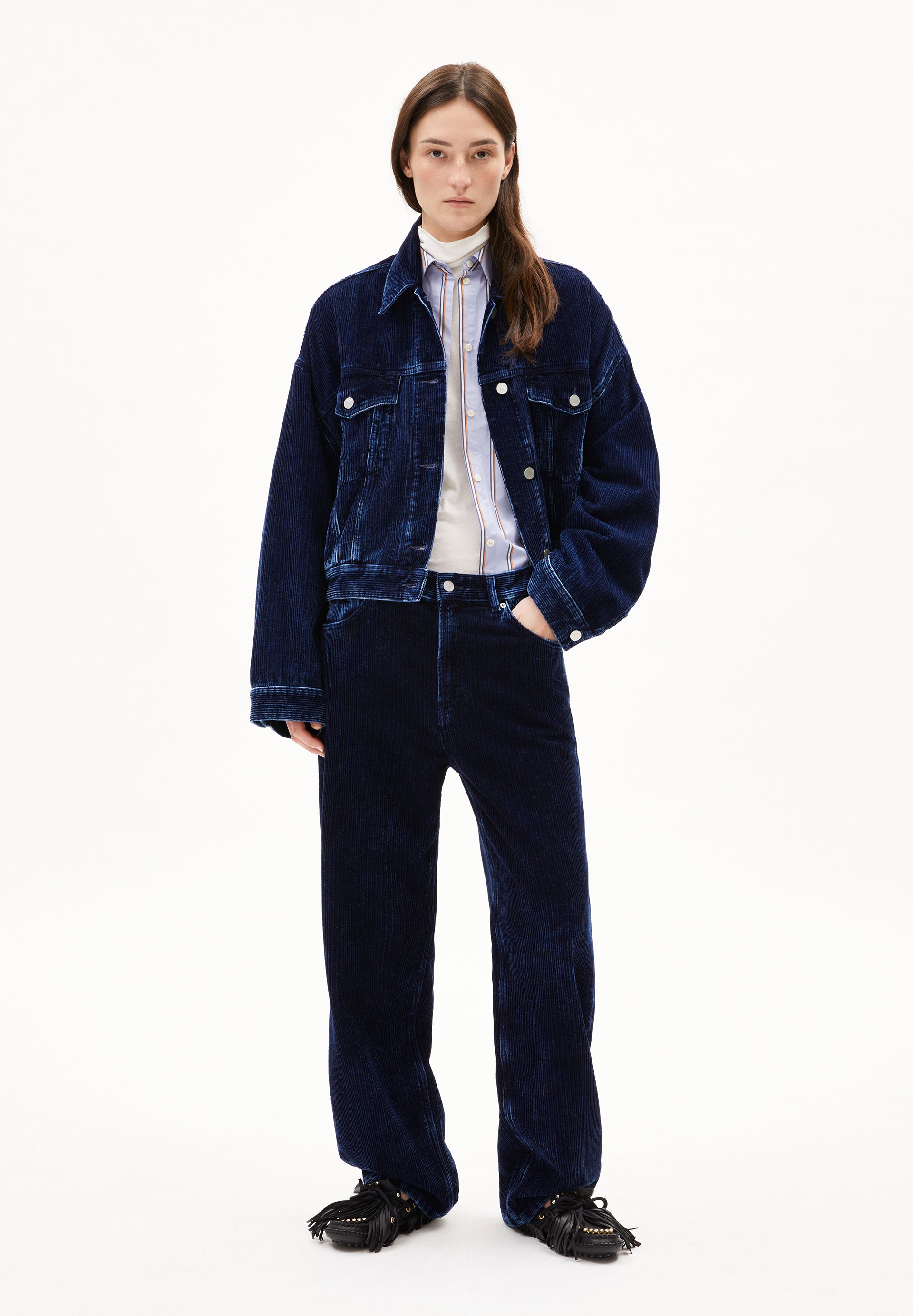 Armedangels Cordhose HAAYI INDIGO CORD