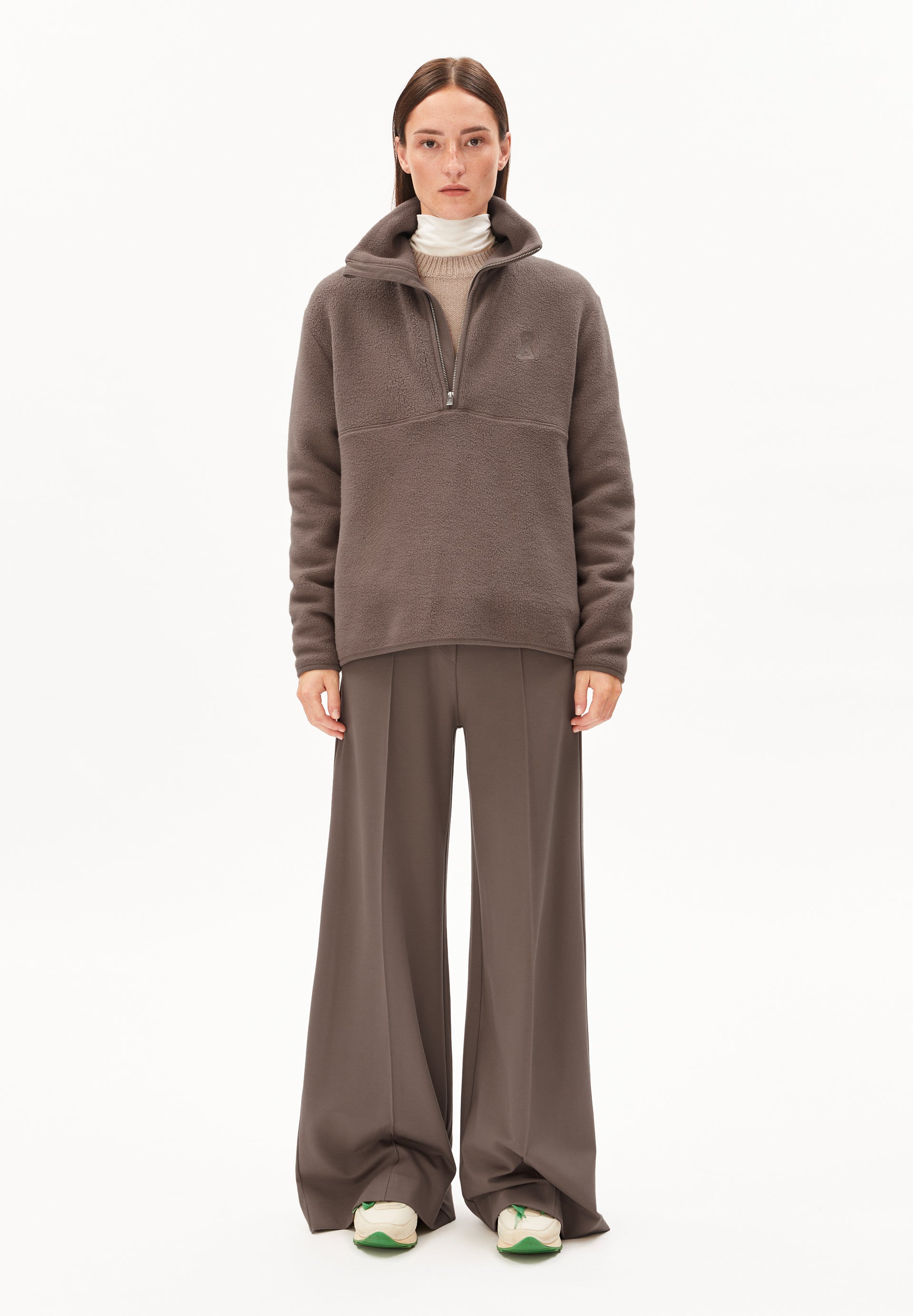 Armedangels Fleece-Sweatshirt HAARLEENAA aus Bio-Baumwolle