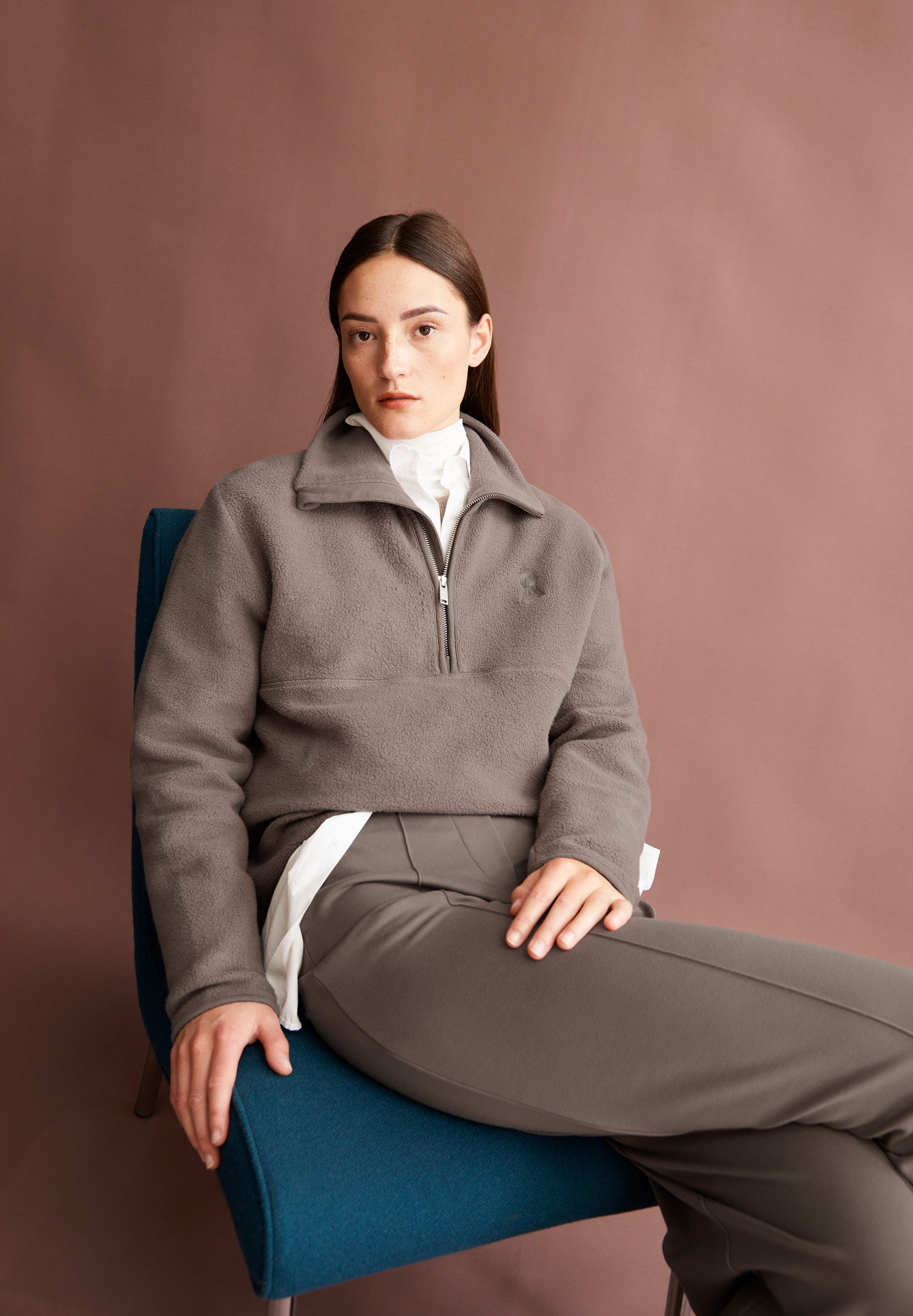 Armedangels Fleece-Sweatshirt HAARLEENAA aus Bio-Baumwolle