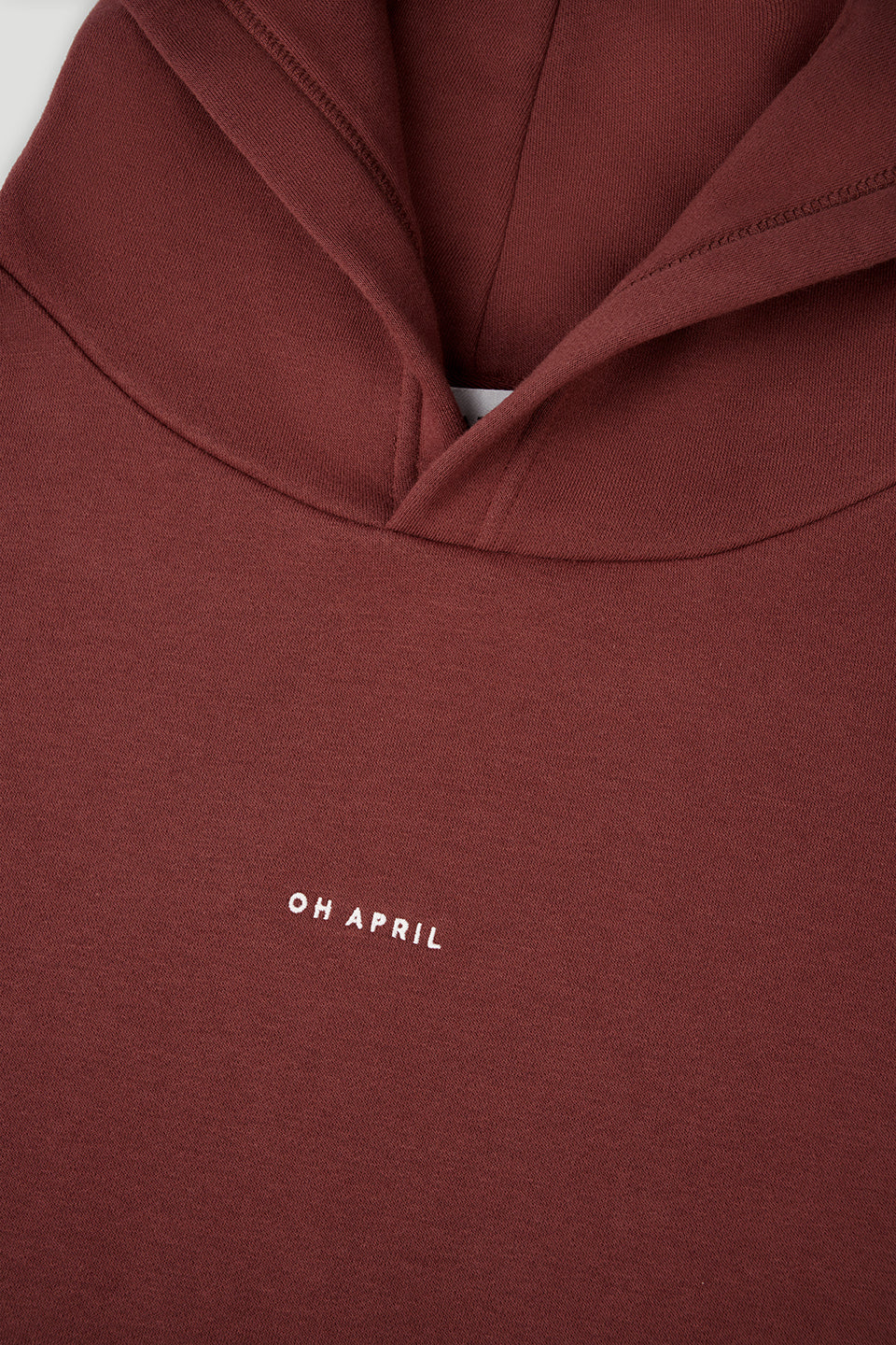 Oh April Boyfriend Hoodie Cherrywood