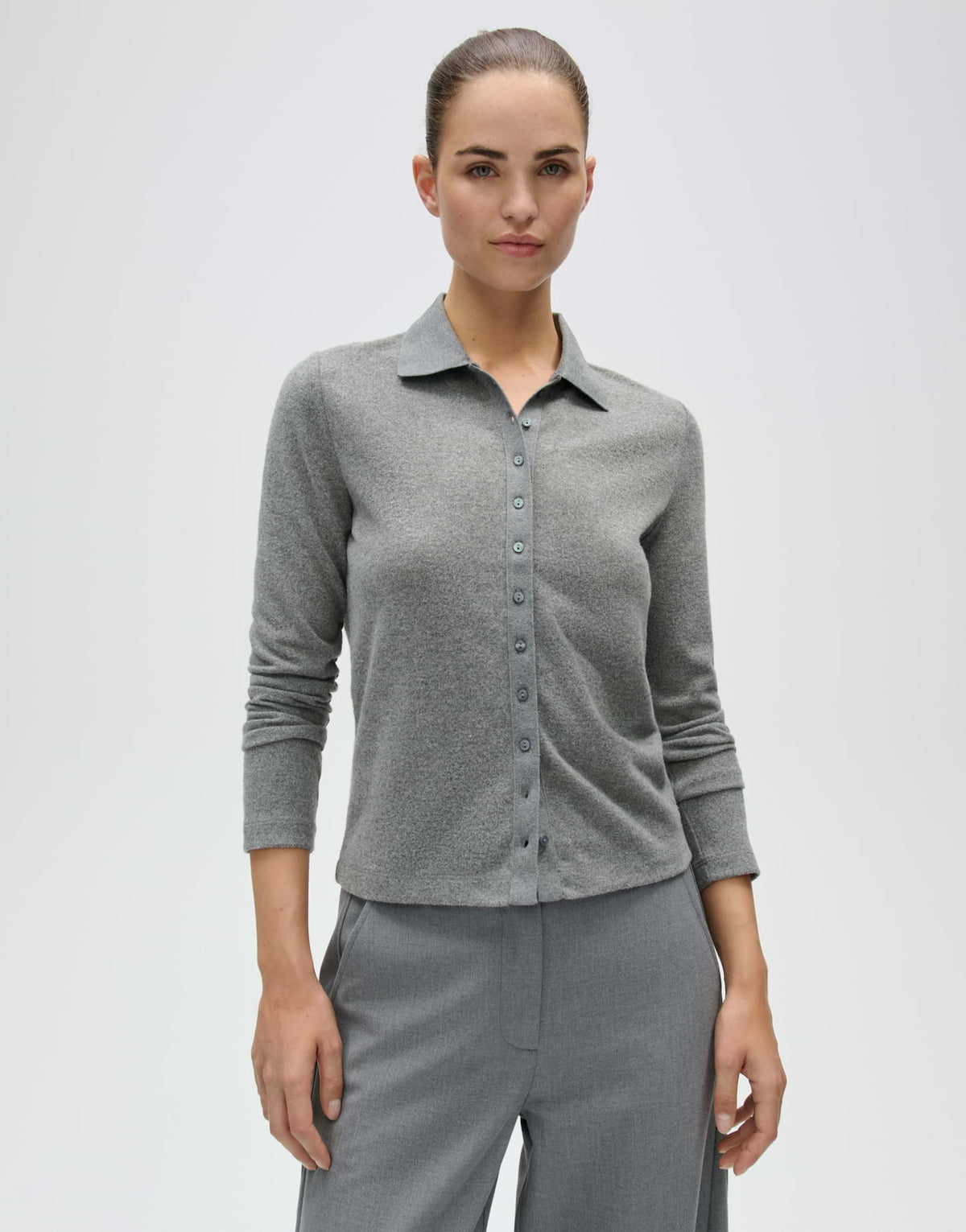 Poloshirt Style aus weichem Jersey Slim Fit Sugimi