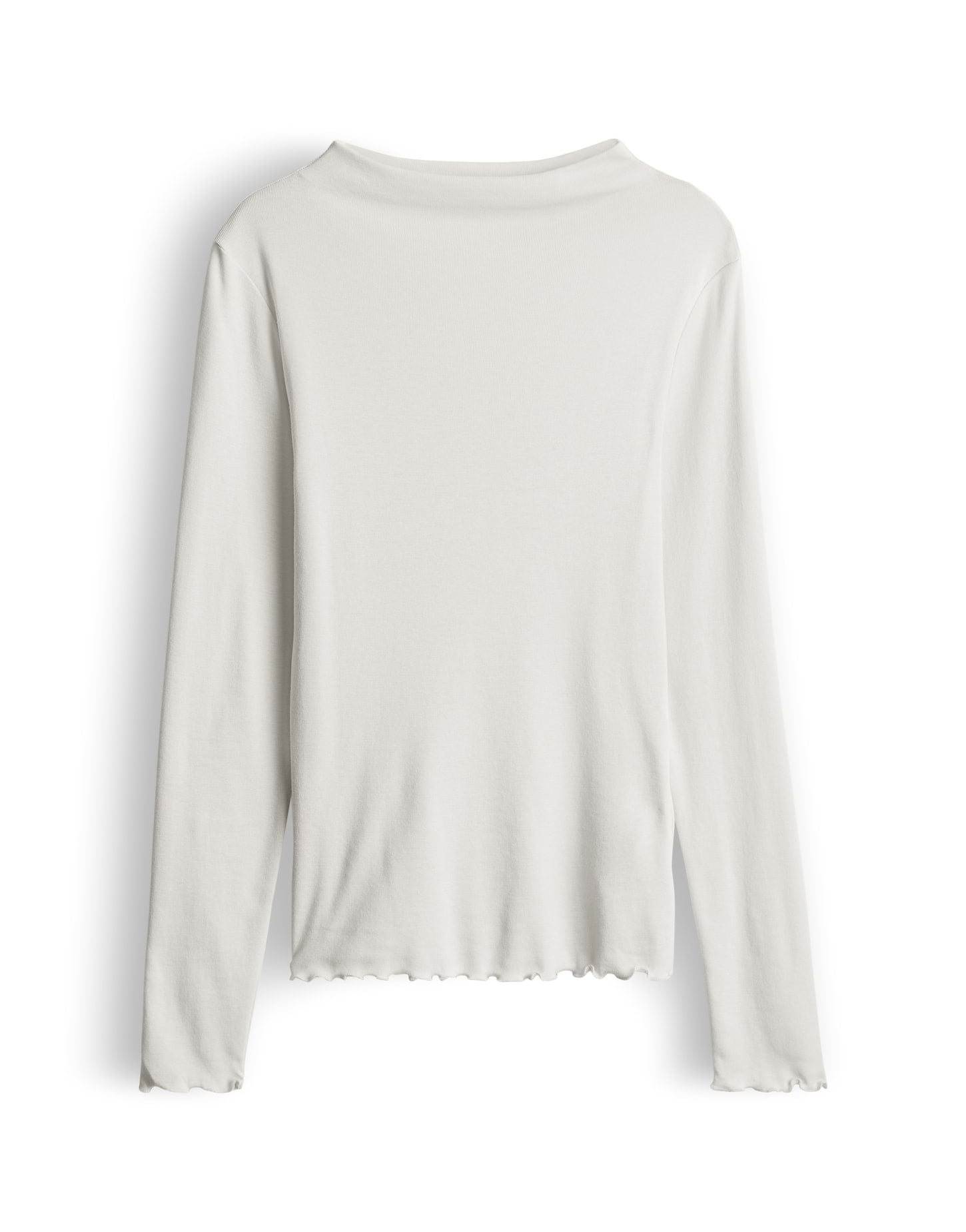 OPUS Slim Rippshirt aus weichem Jersey Soninchen