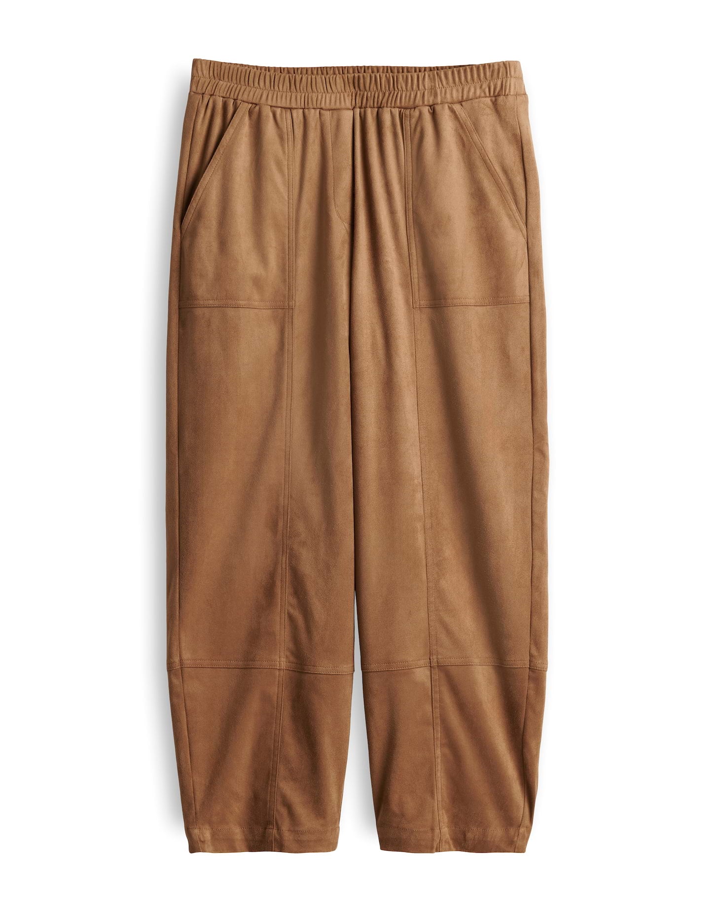 OPUS City Pants mit Komfortbund Myha barrel velours