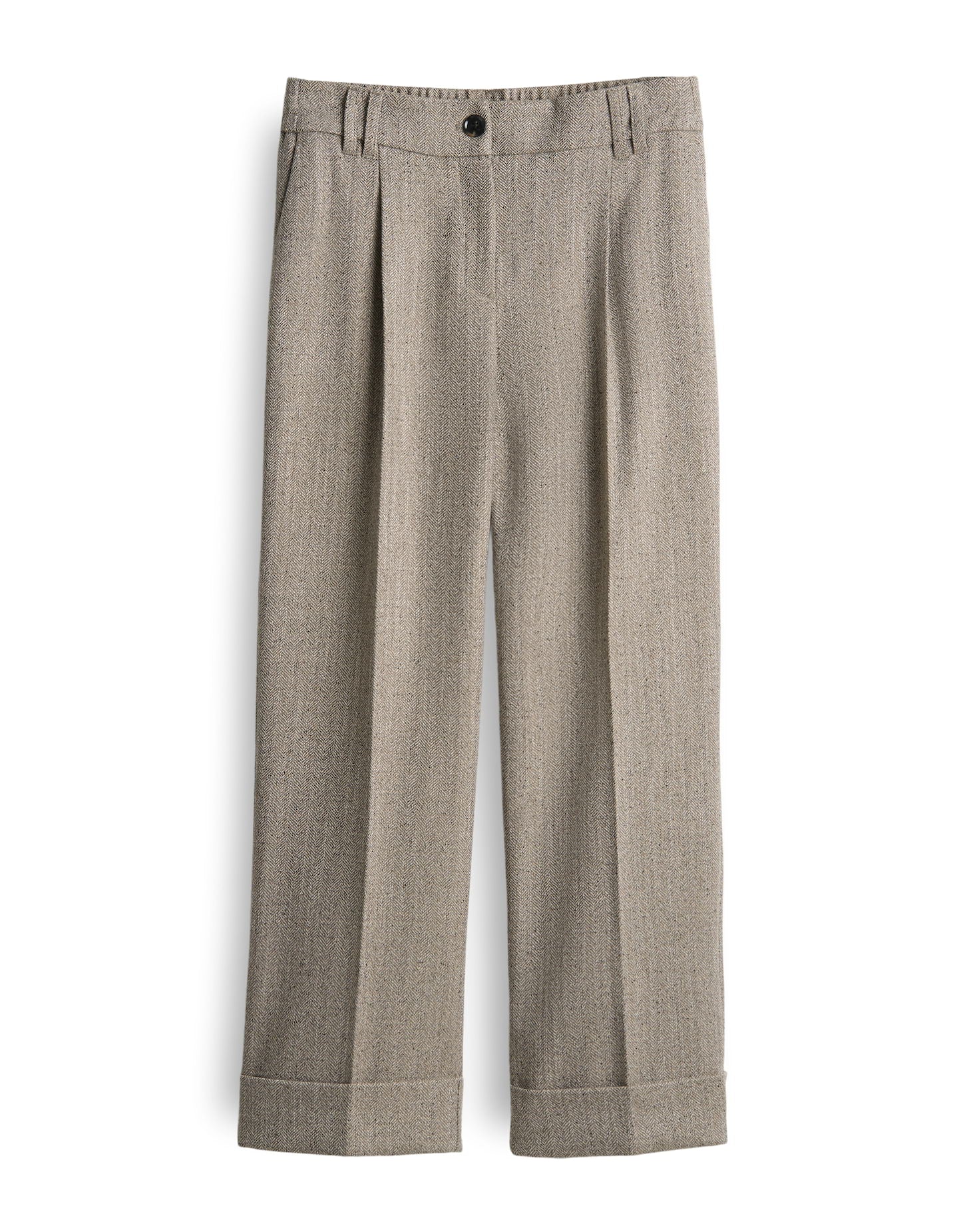 OPUS Cropped Hose Meeri herringbone