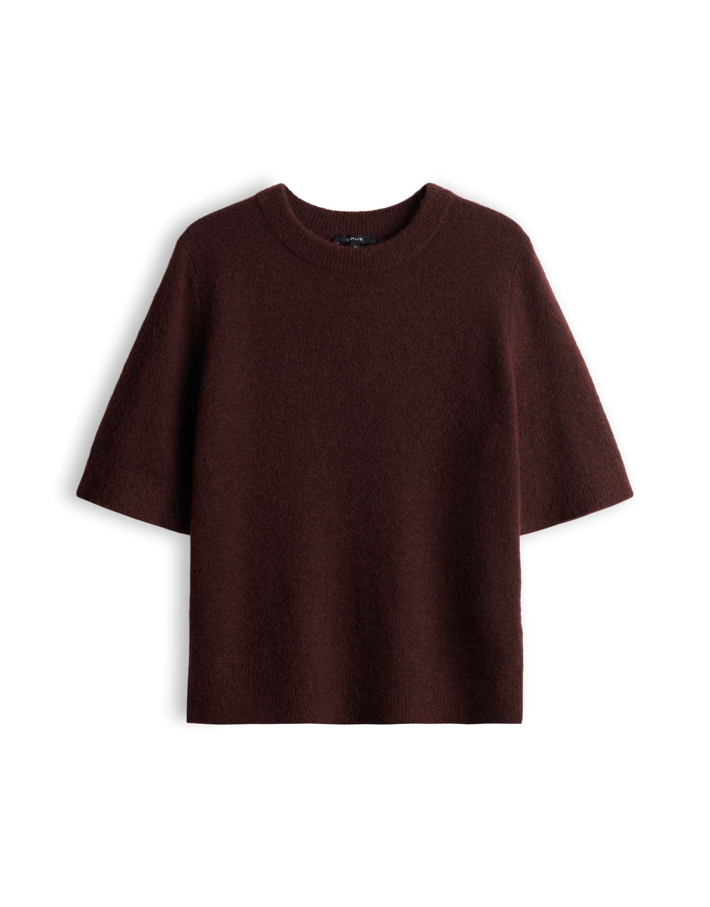 OPUS Kurzarmpullover mit Wollanteil Regular Fit Pimota