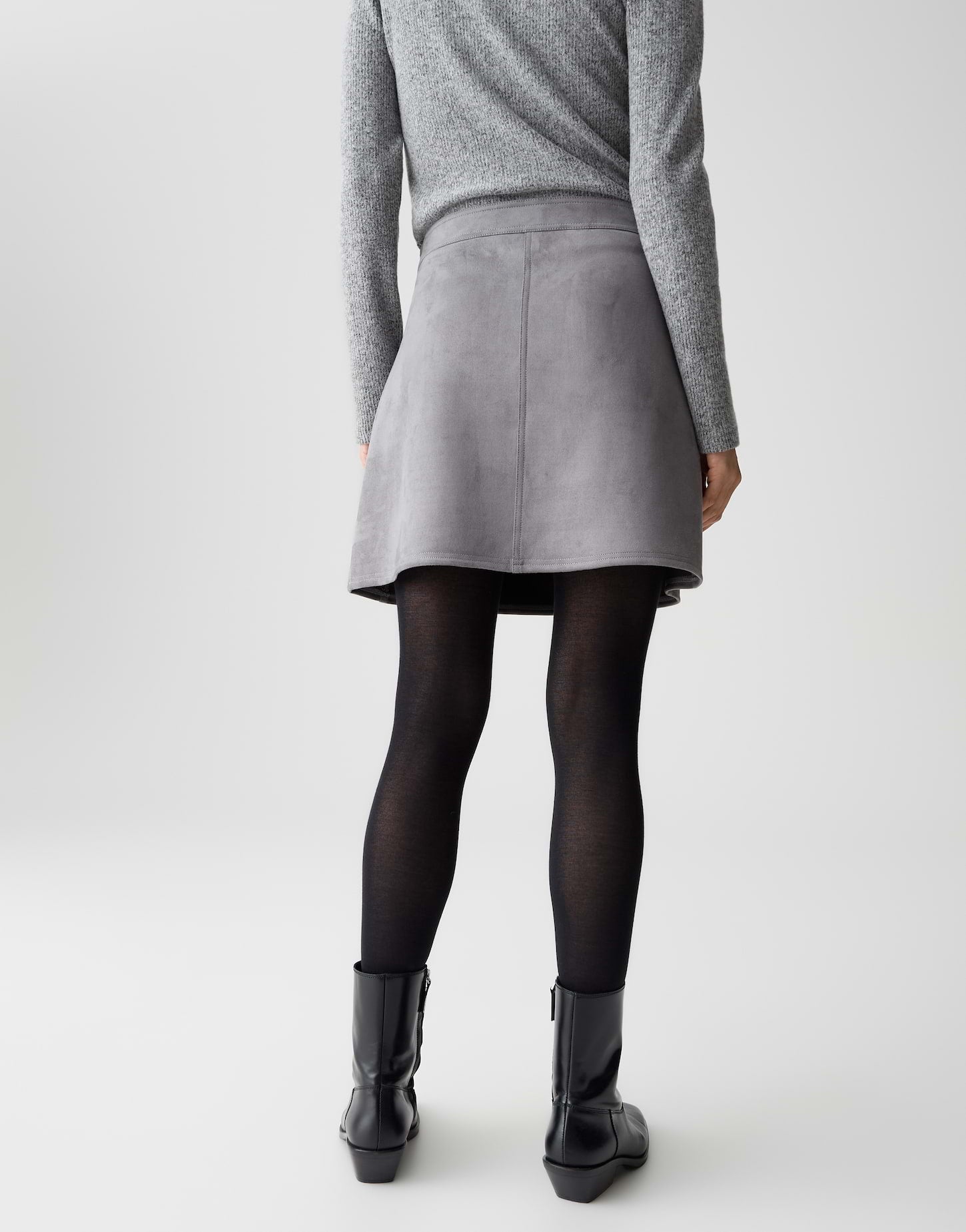 OPUS Minirock in Veloursoptik Relvina cozy