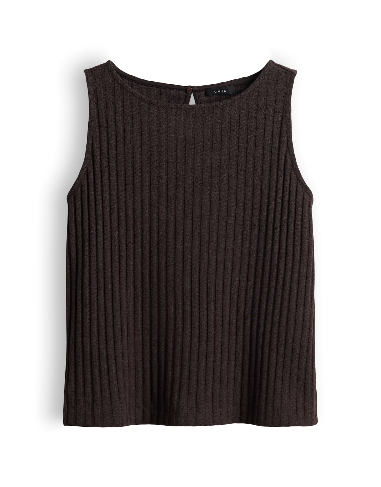 OPUS Jerseytop in Rippstruktur Regular Fit Ipoma slit
