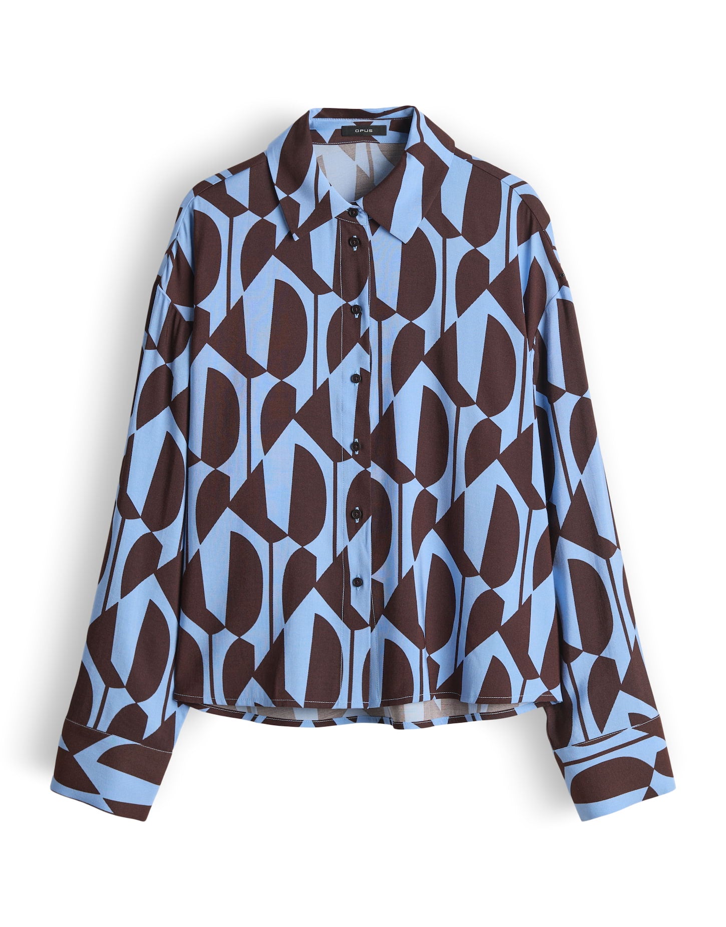 OPUS Printbluse Loose Fit Fetro