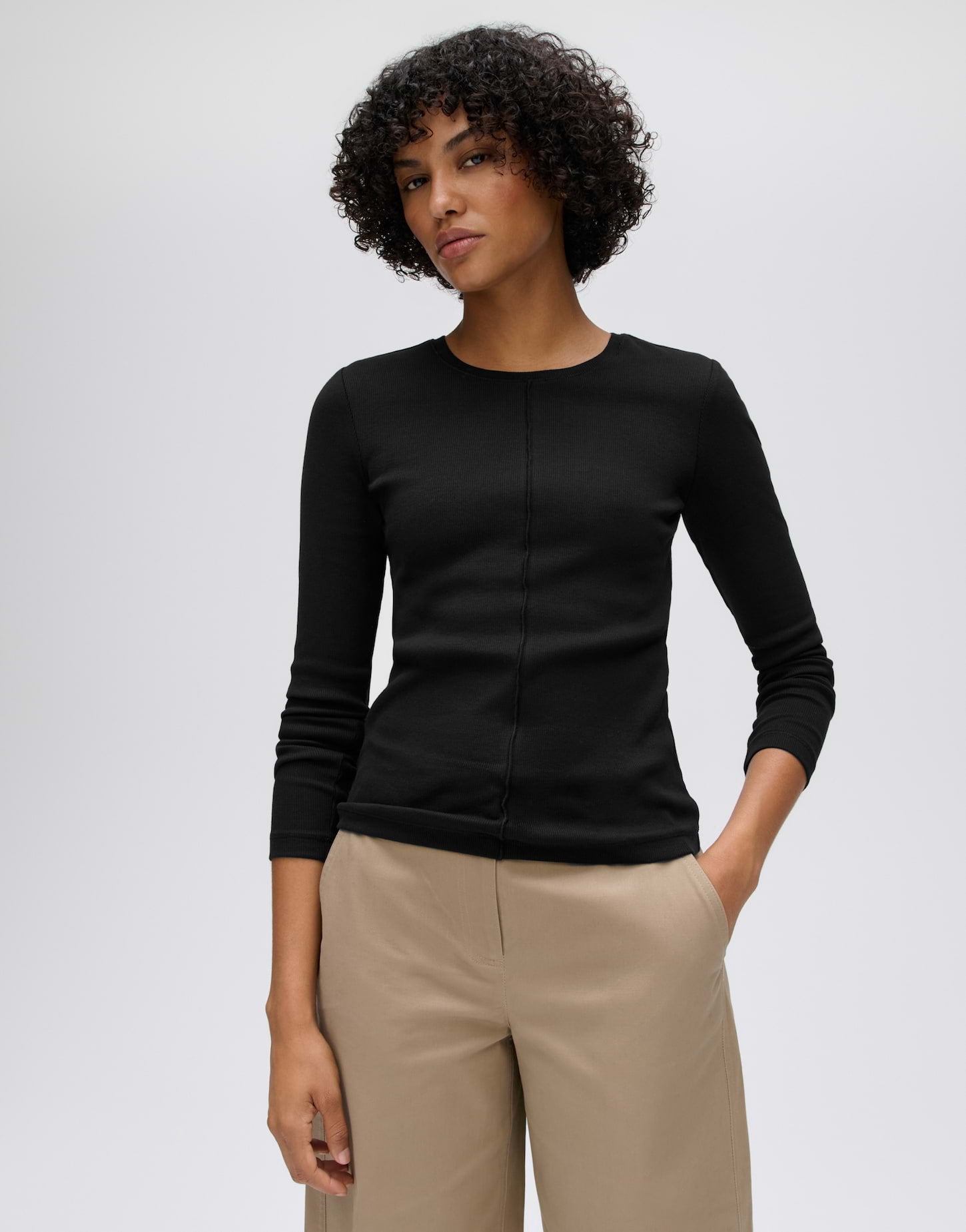 Rippshirt Slim Fit Sadalie