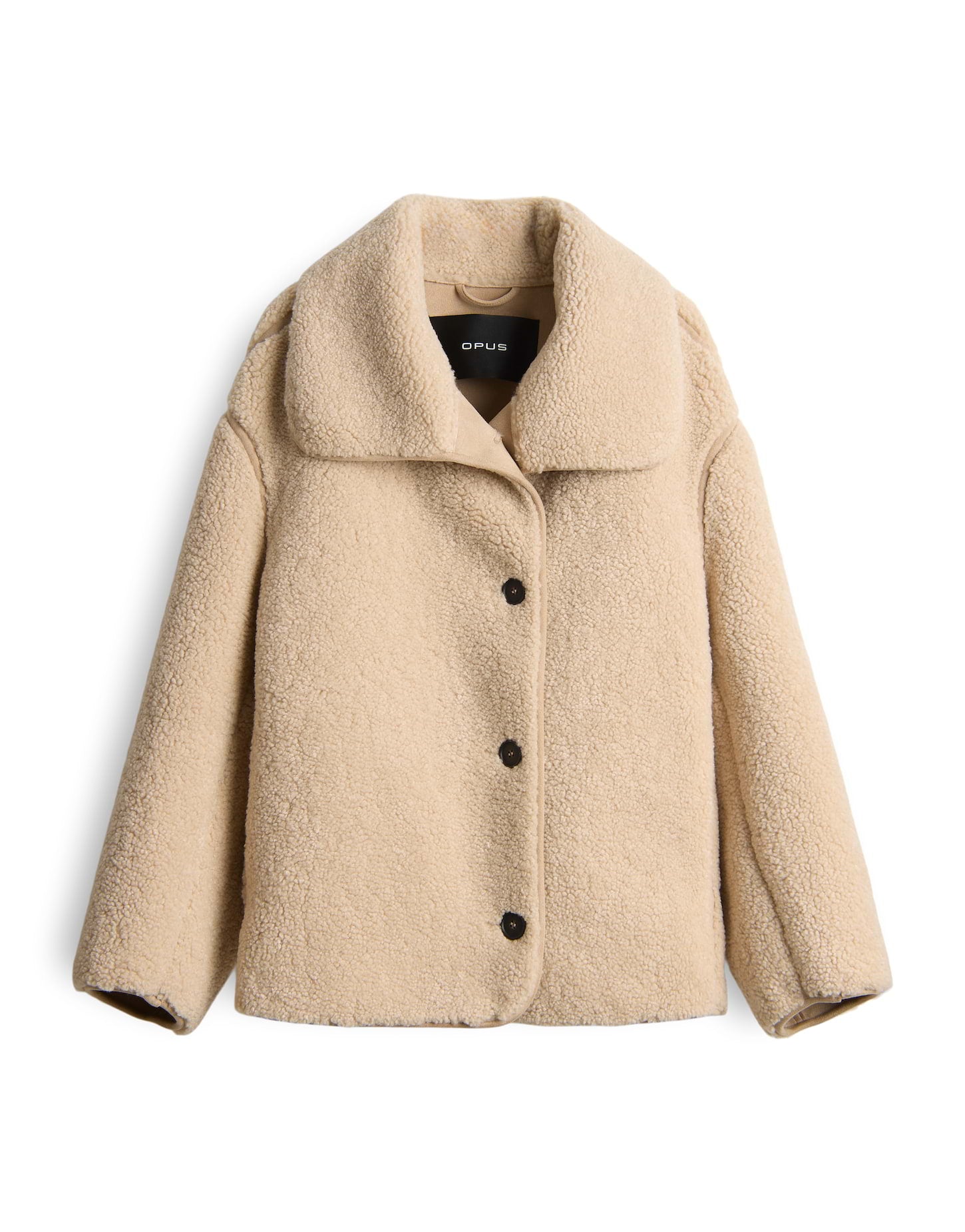 OPUS Regular weiche Teddyjacke Hafine