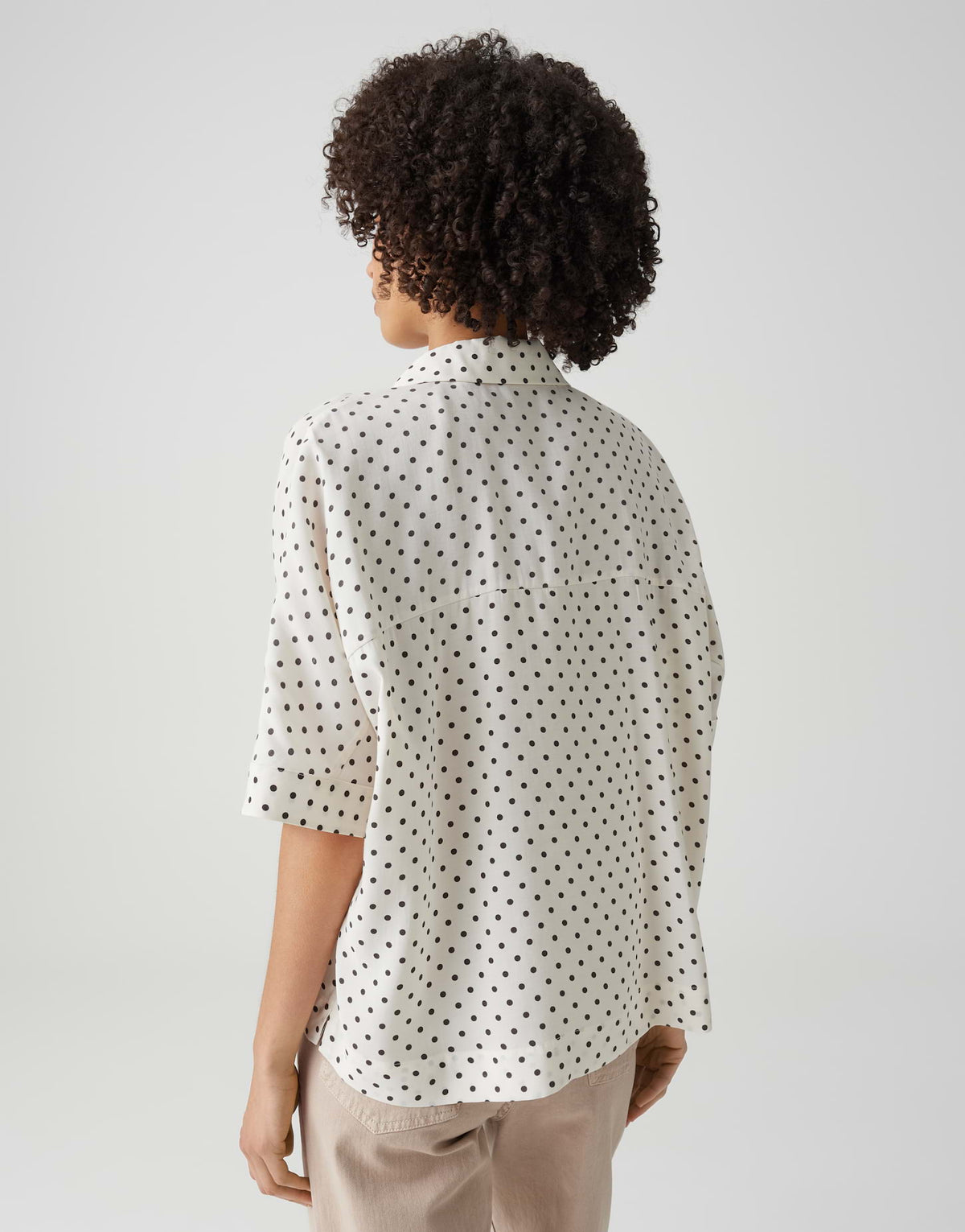 OPUS Hemdbluse Regular Fit Farise polkadot