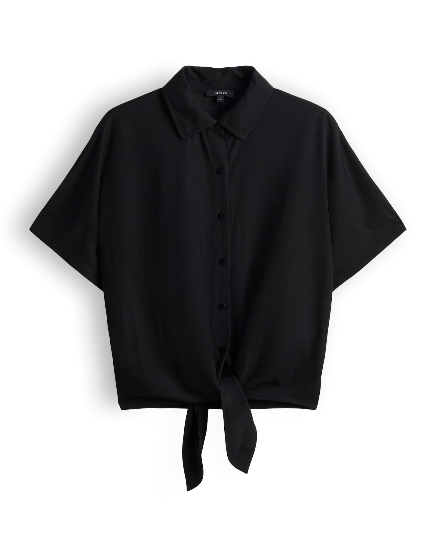 OPUS Jerseytop mit Knoten Detail Loose Fit Suruli