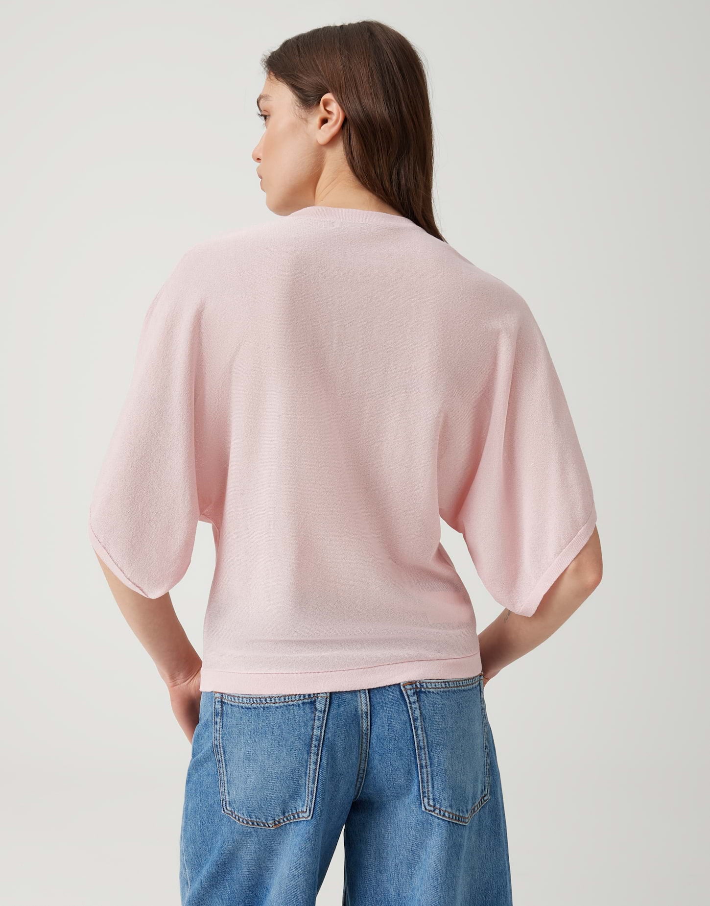 OPUS Zarter Feinstrickpullover mit V-Neck Regular Fit Pench
