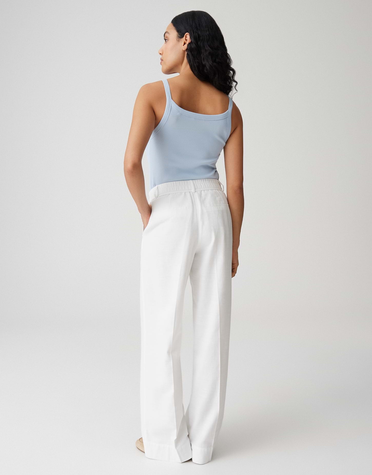 OPUS City Pants Leinen MixMeeri coastal