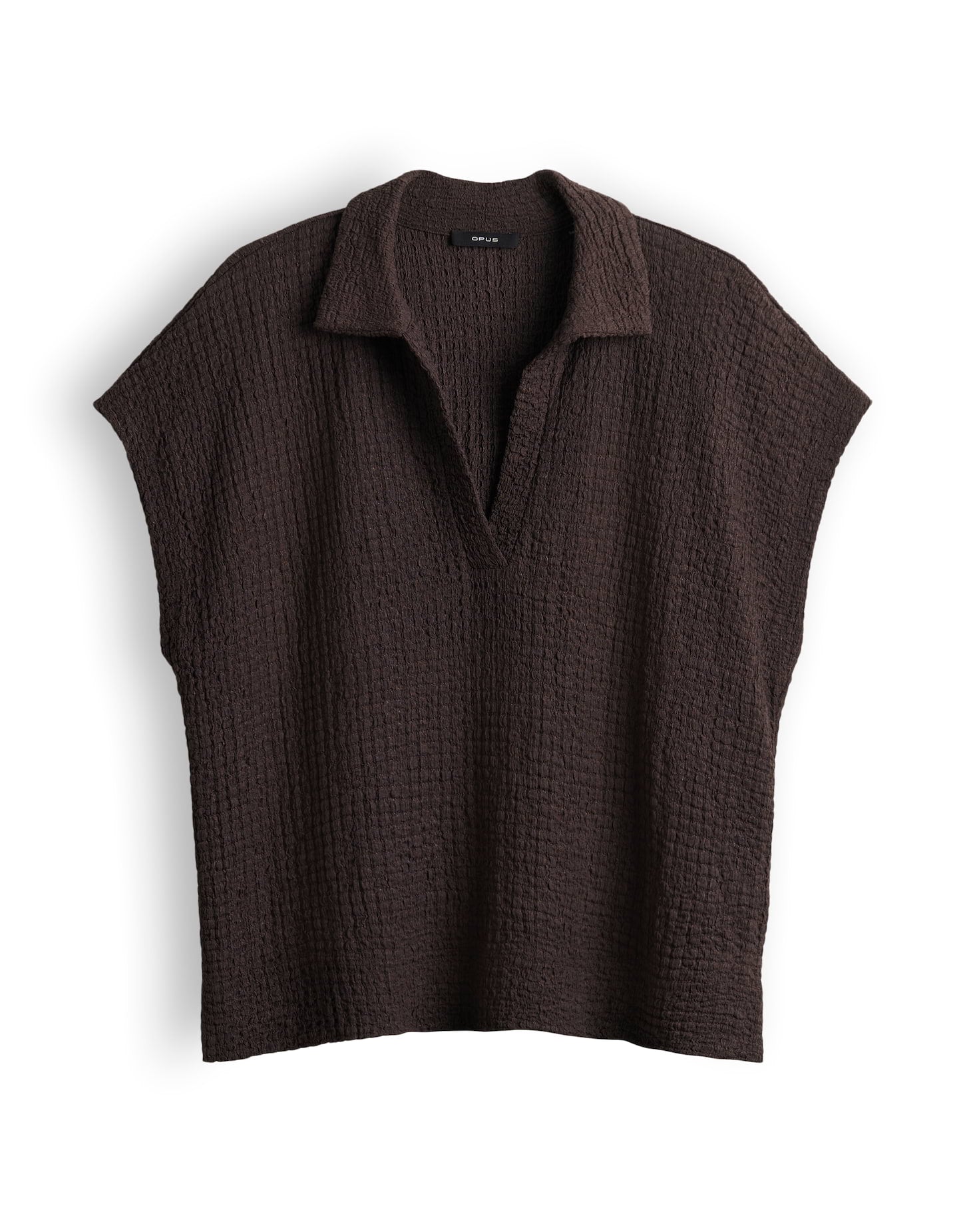 OPUS Poloshirt mit 3-D Struktur Regular Fit Sipin