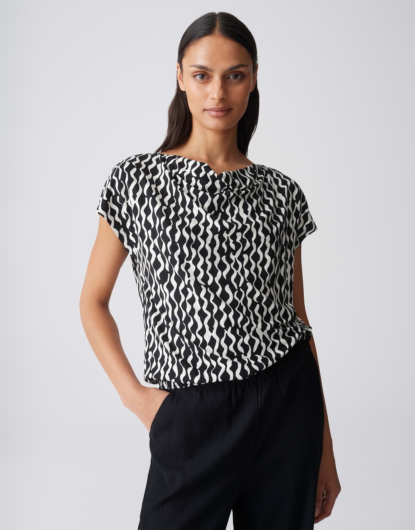 OPUS Printshirt Regular Fit Sapaya motion