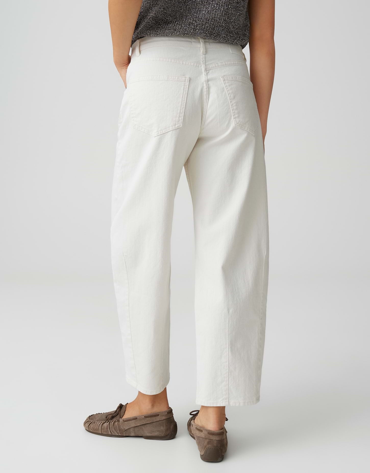 OPUS Barrel Jeans Mid Rise Lissie bold