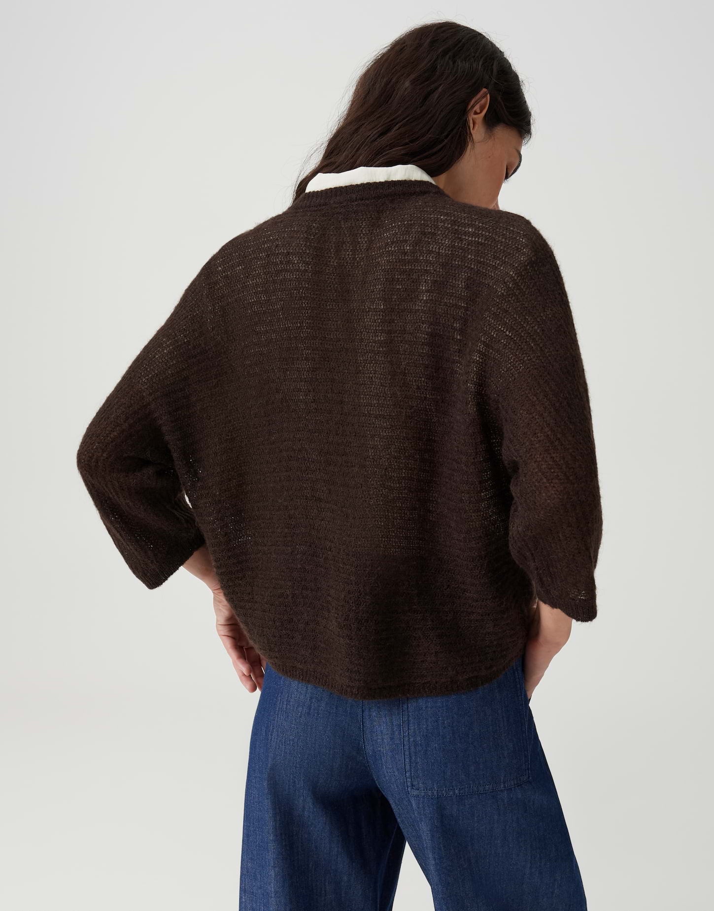 OPUS Boxy Strickjacke Daris