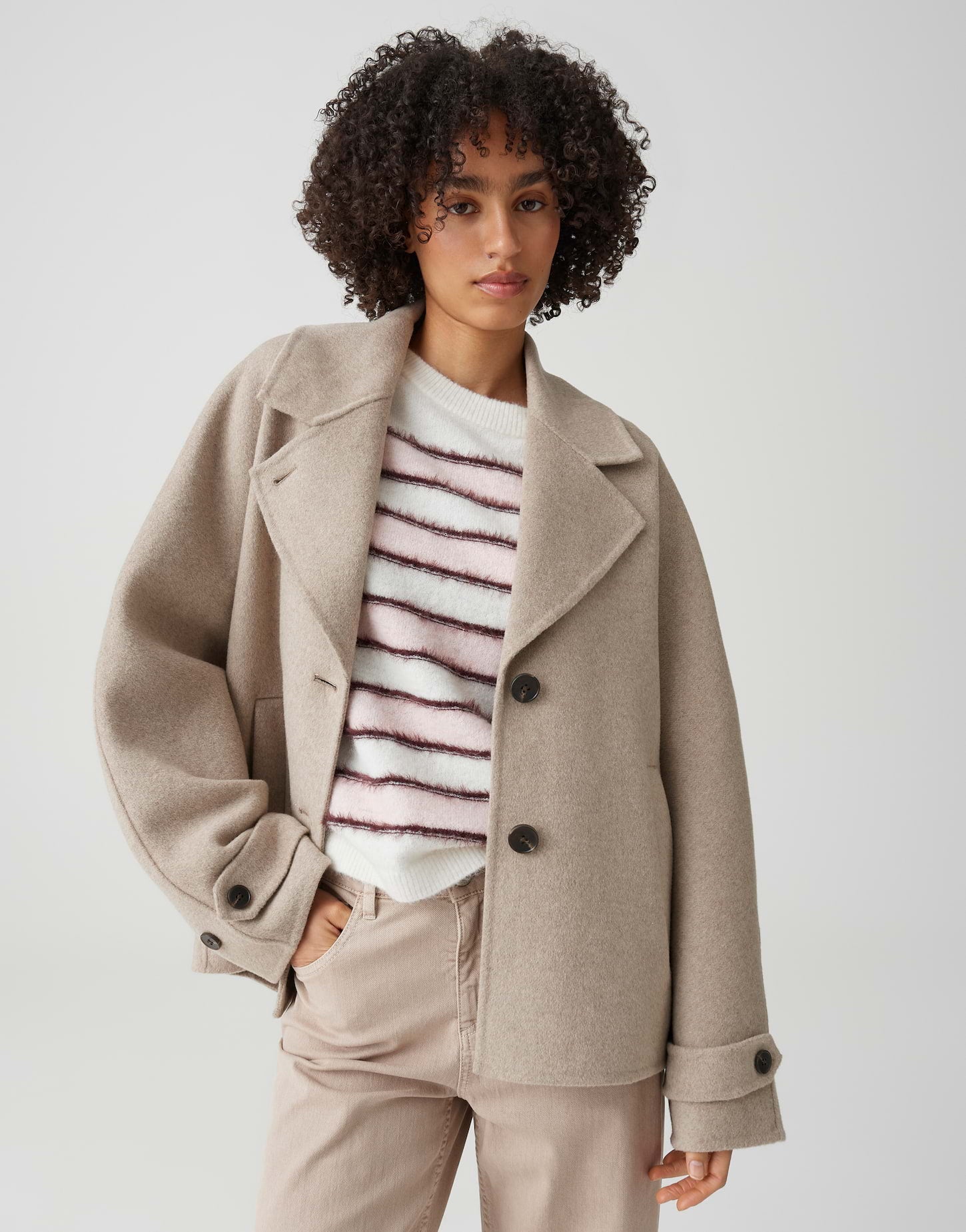 OPUS Cabanjacke Loose Fit Helaia