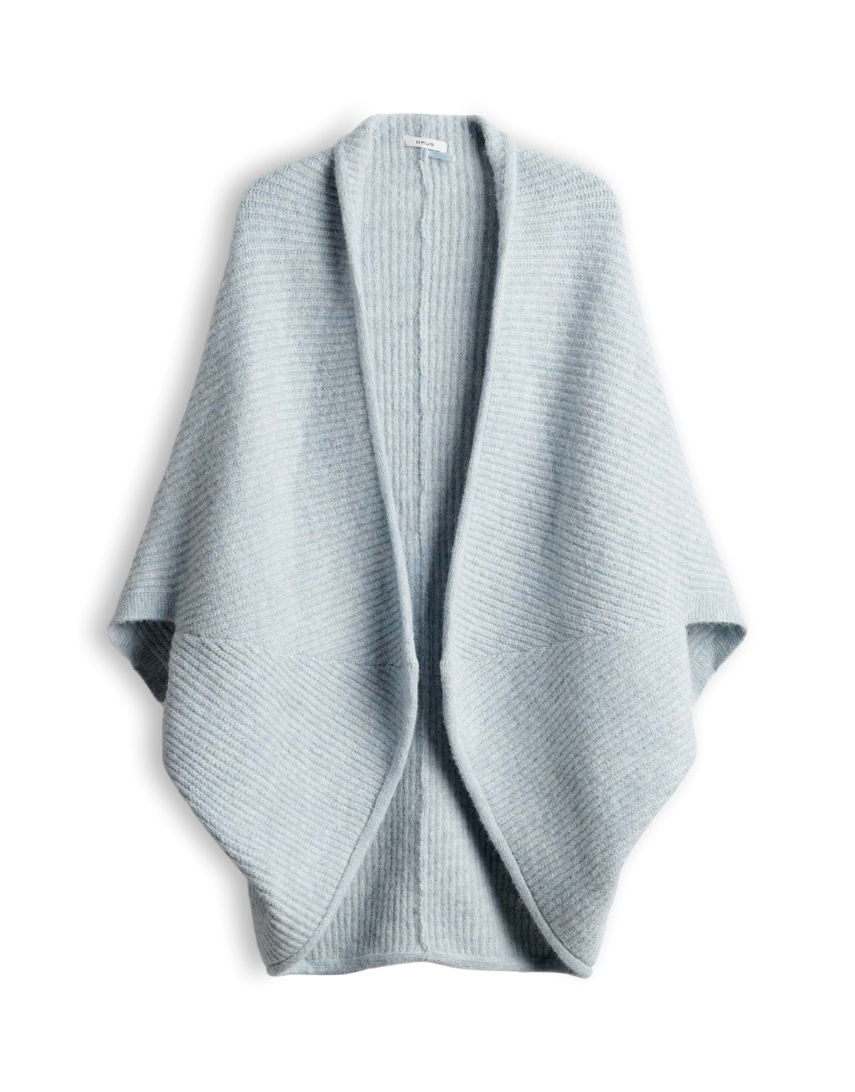Strickcape aus weicher Rippstruktur Amaryllis soft
