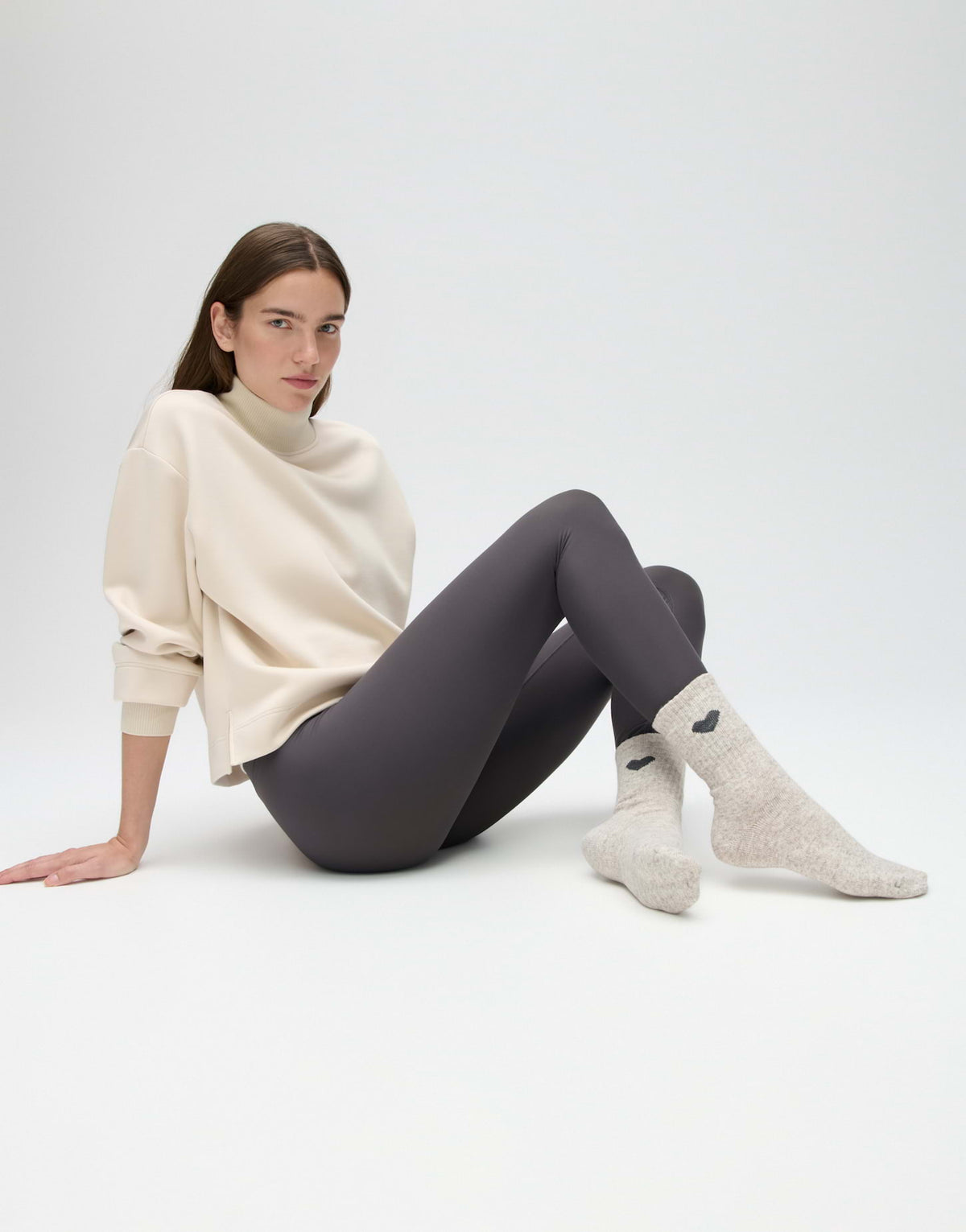 Socken mit Kaschmir Woll Anteil Yebba heart