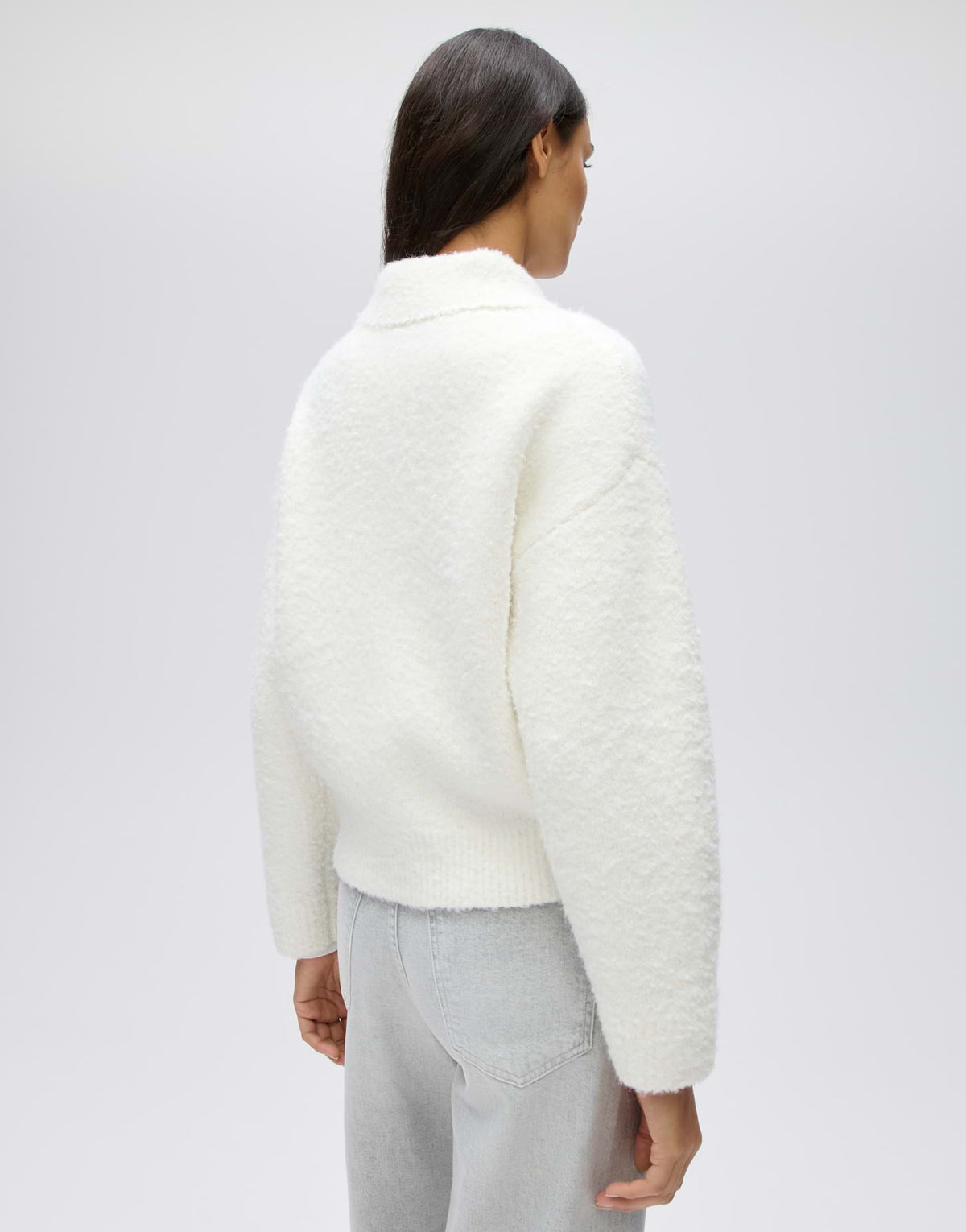 Sportive Strickjacke mit Reißverschluss Regular Fit Domira