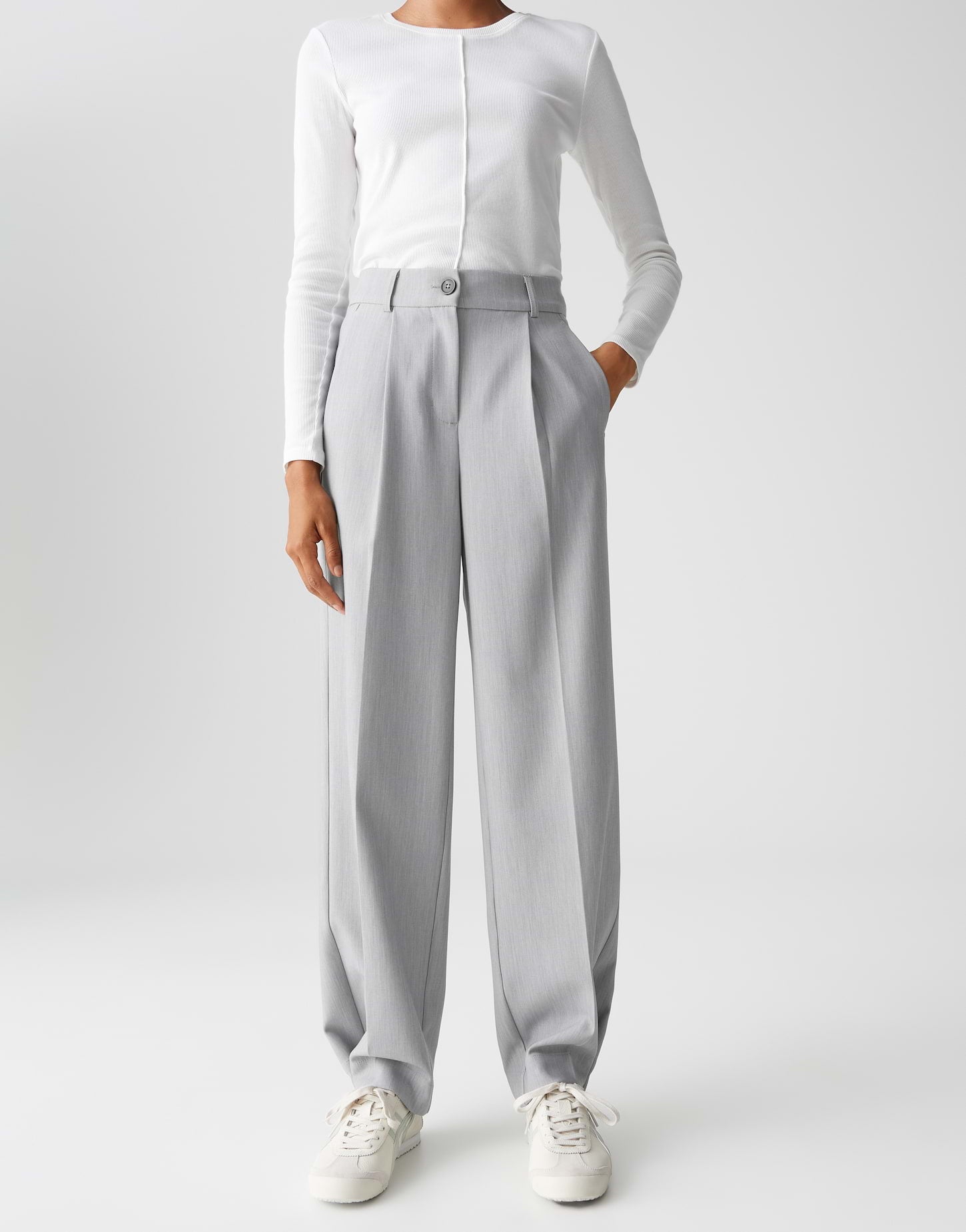 OPUS City Pants mit Komfortbund Maiga fresh