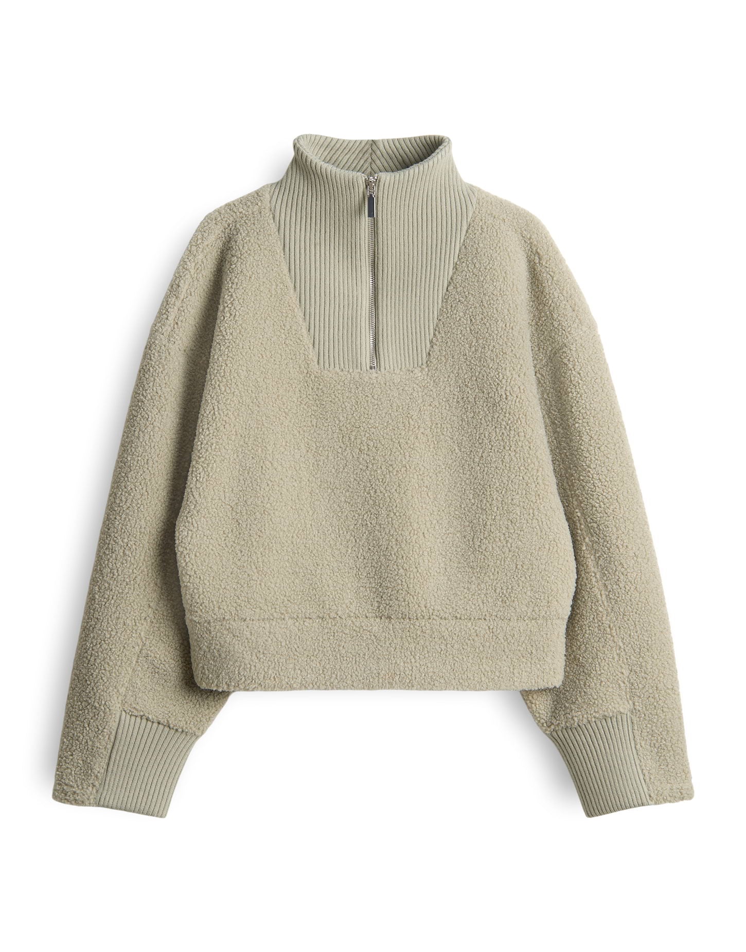 OPUS Regular Sweatshirt aus Teddyfell Gick