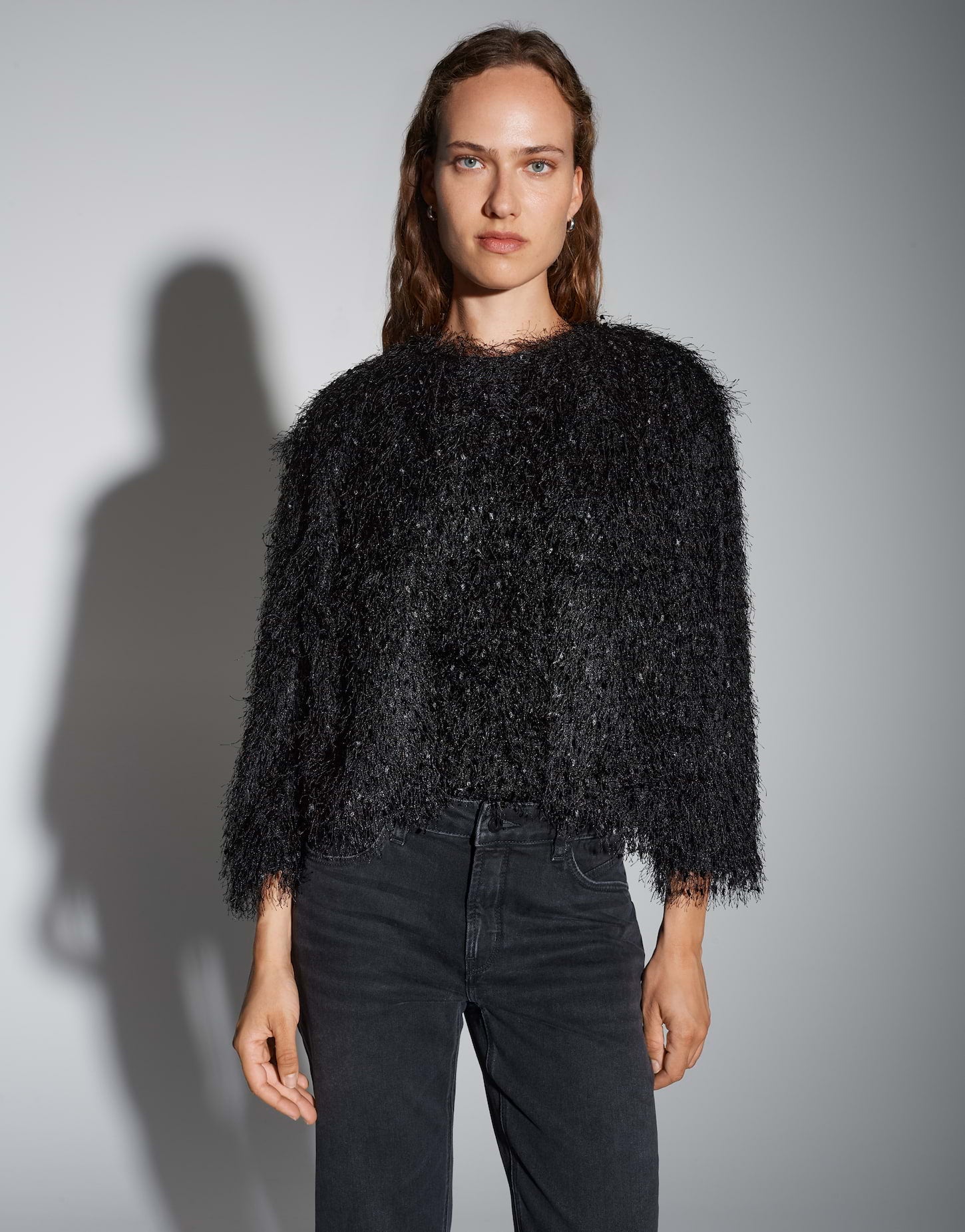 Someday Regular Kurzjacke mit leichter Federoptik Ufeather