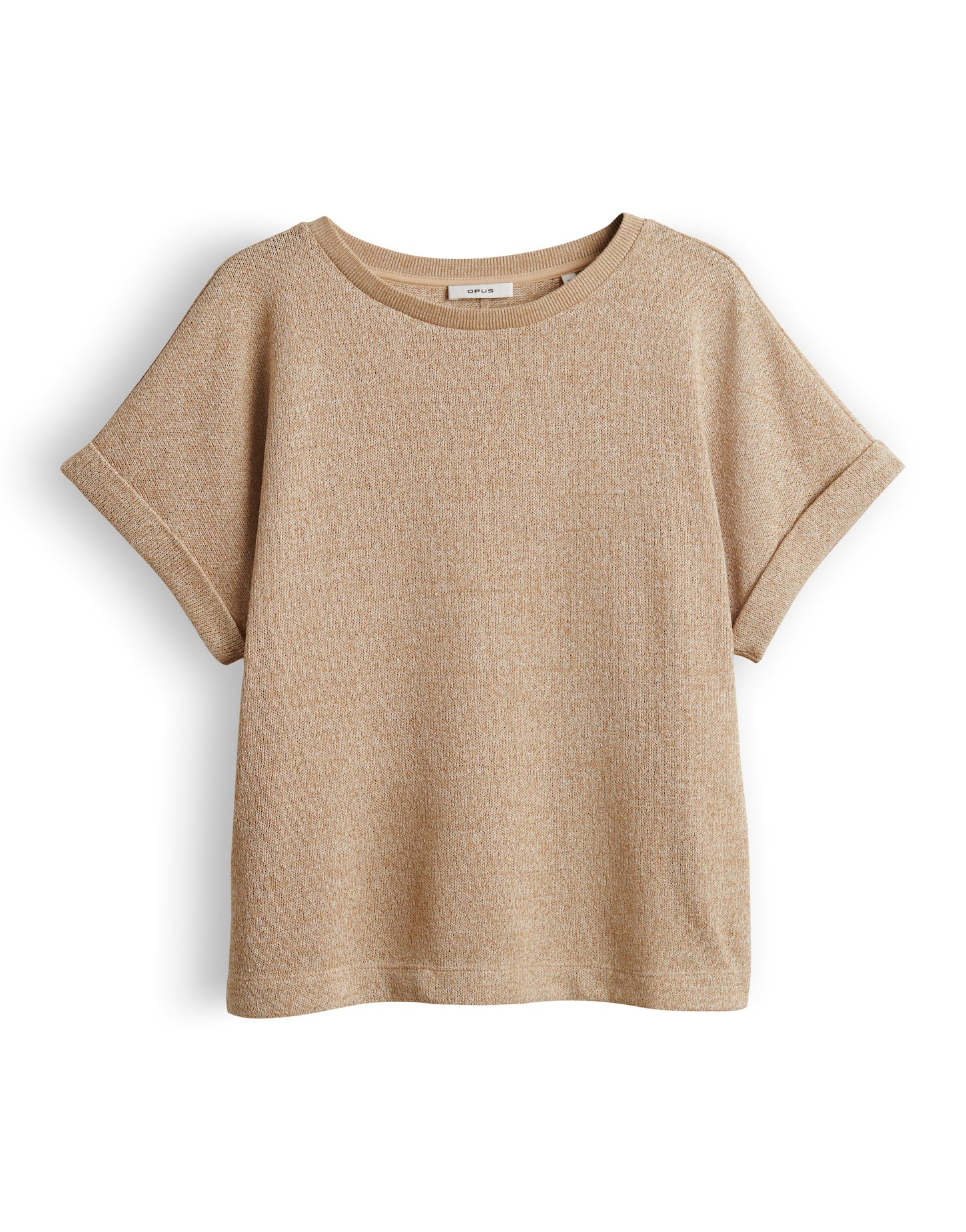 OPUS Jerseyshirt in Strick Optik Regular Fit Sokuna
