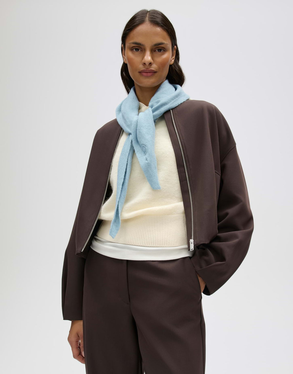 Dreiecksschal im Woll Mix Awilma scarf