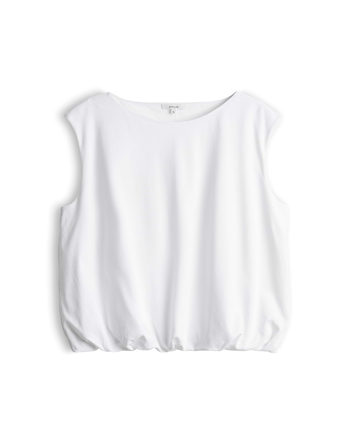 OPUS Jerseytop mit Ballonsaum Regular Fit Selisa