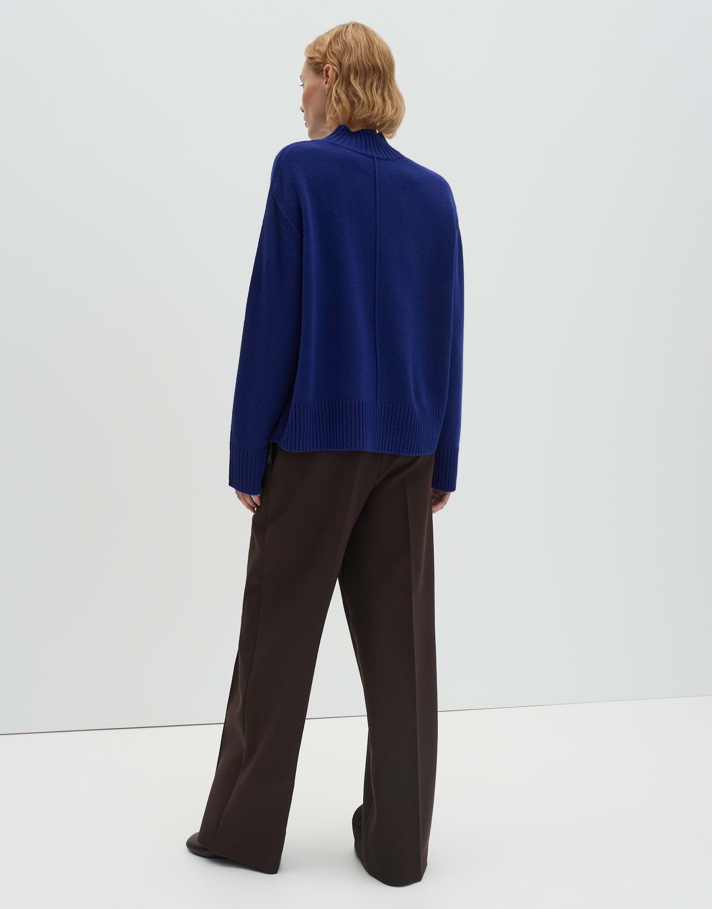 Someday Loose Strickpullover im hochwertigen Wollmix Telske