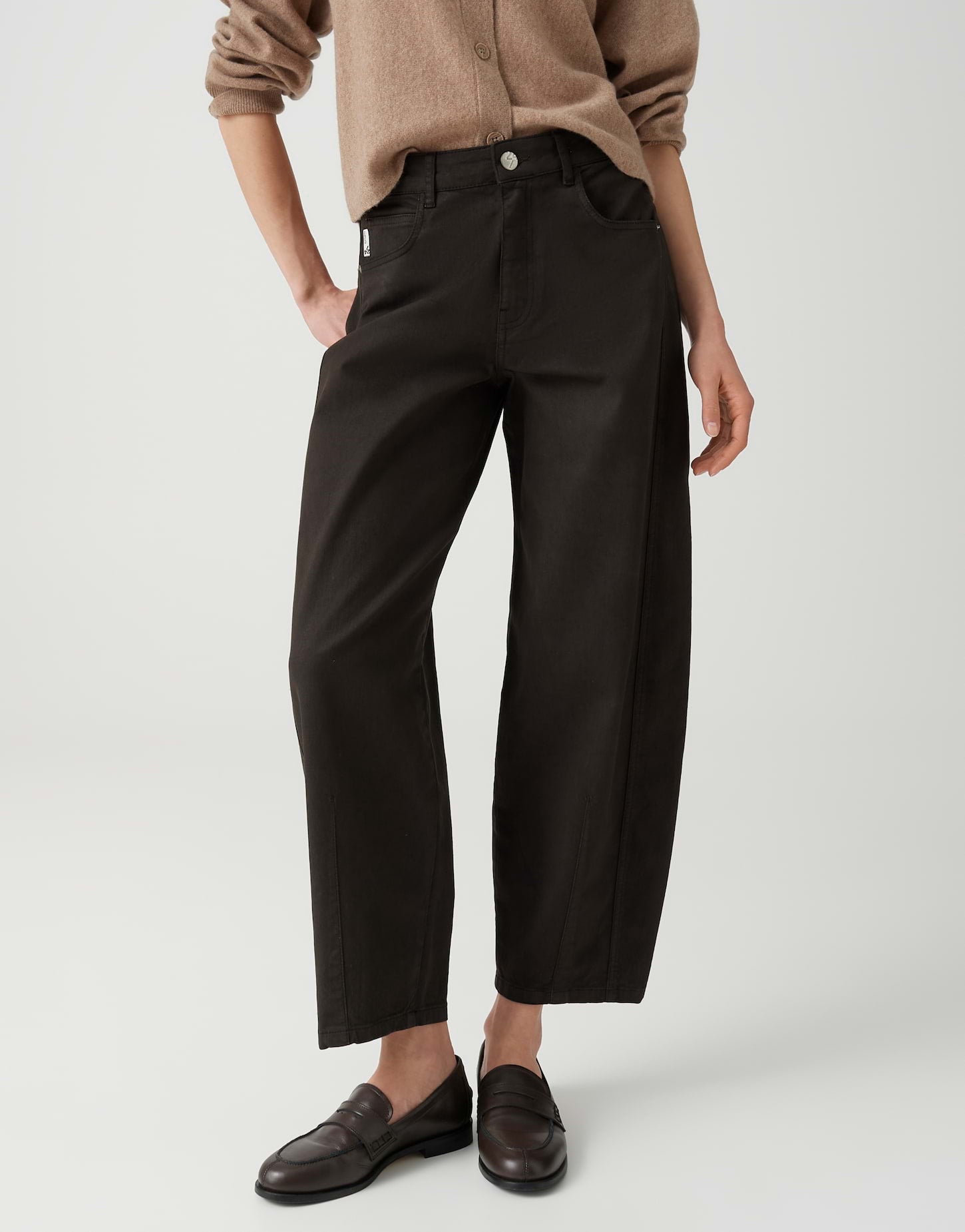 OPUS Barrel Jeans Mid Rise Lissie bolde