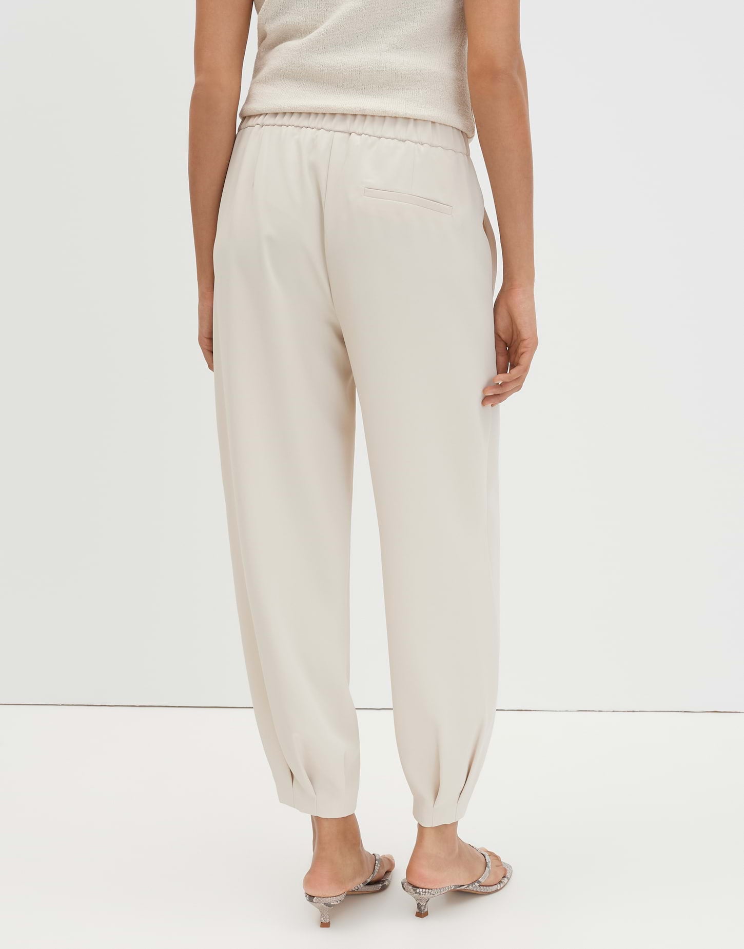 someday Ballon Pants mit Faltendetail am Saum Cisilia flowy
