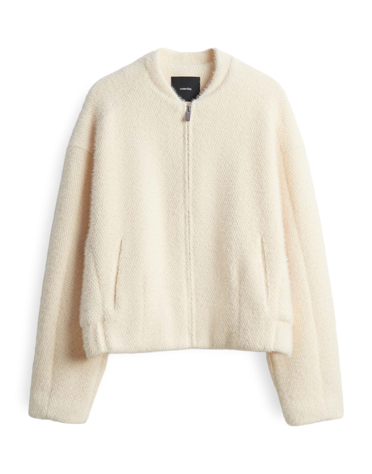 Someday Regular Blouson mit haariger Struktur Nariska