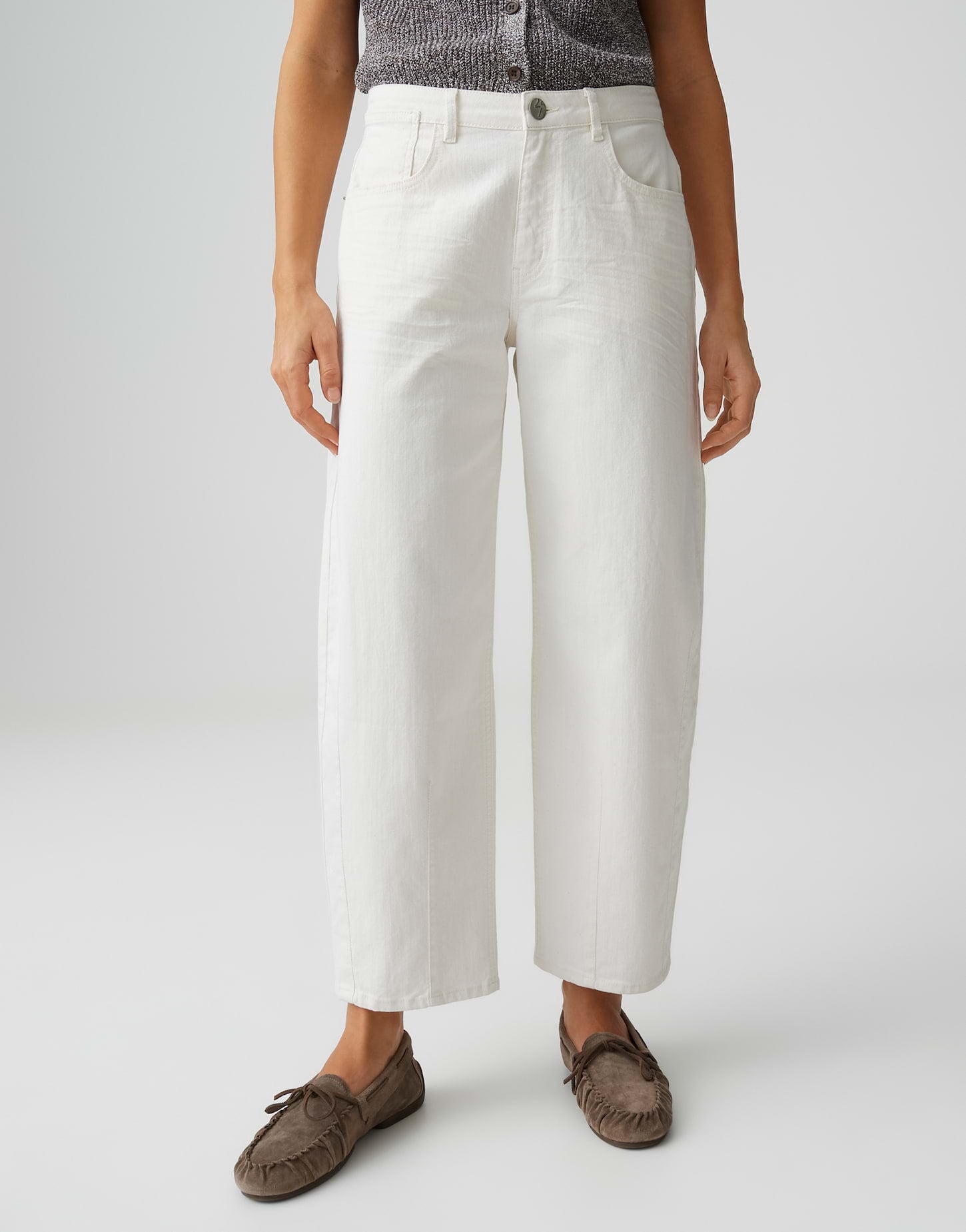 OPUS Barrel Jeans Mid Rise Lissie bold