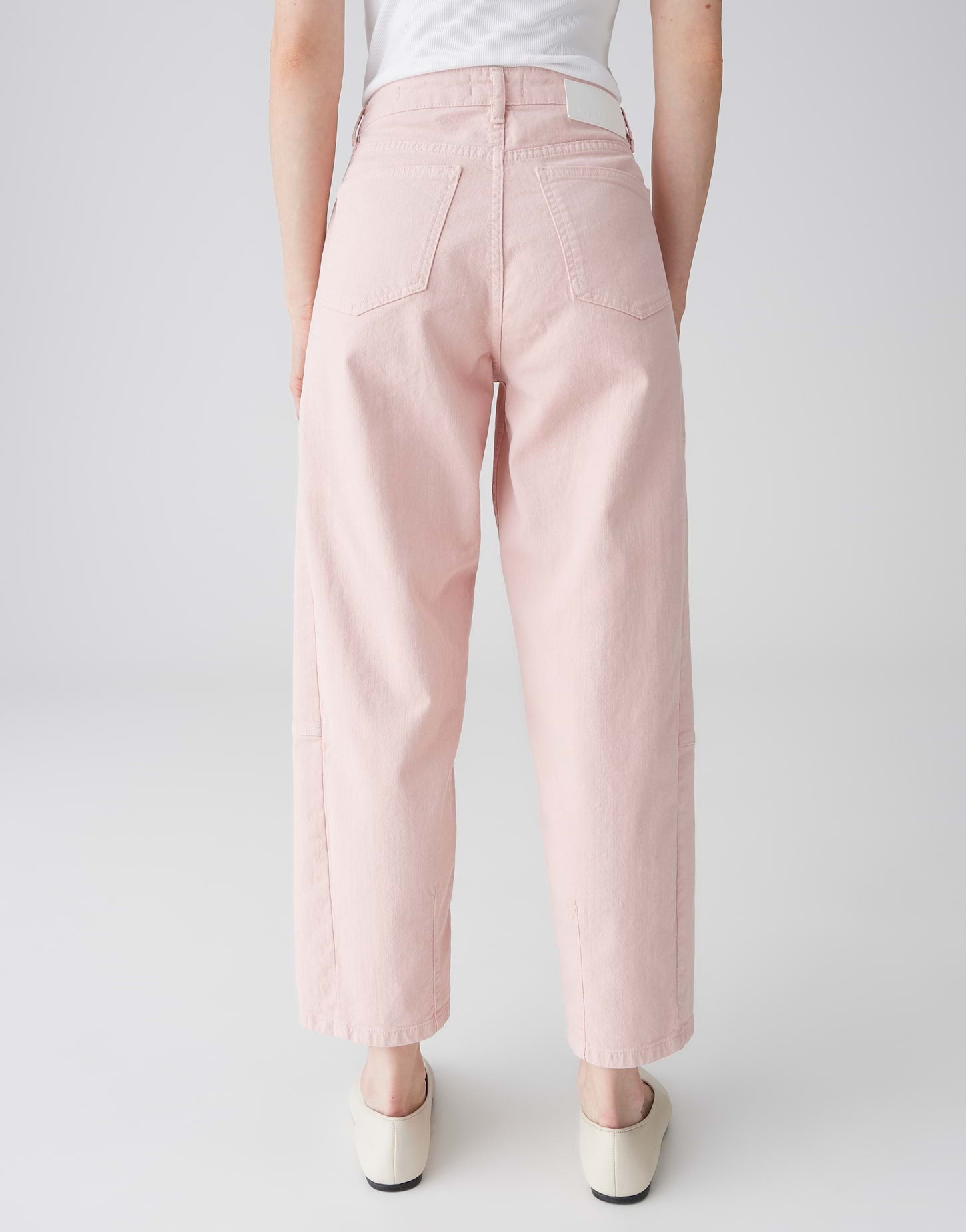 OPUS Barrel Jeans aus Dry Mid Rise Lolah bloom