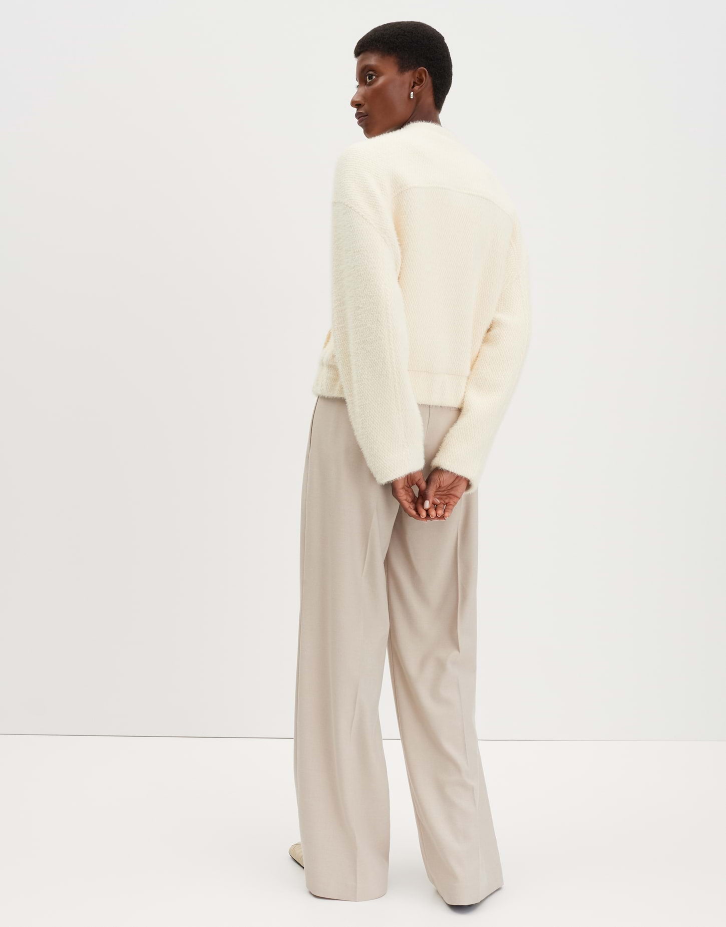 Someday Regular Blouson mit haariger Struktur Nariska