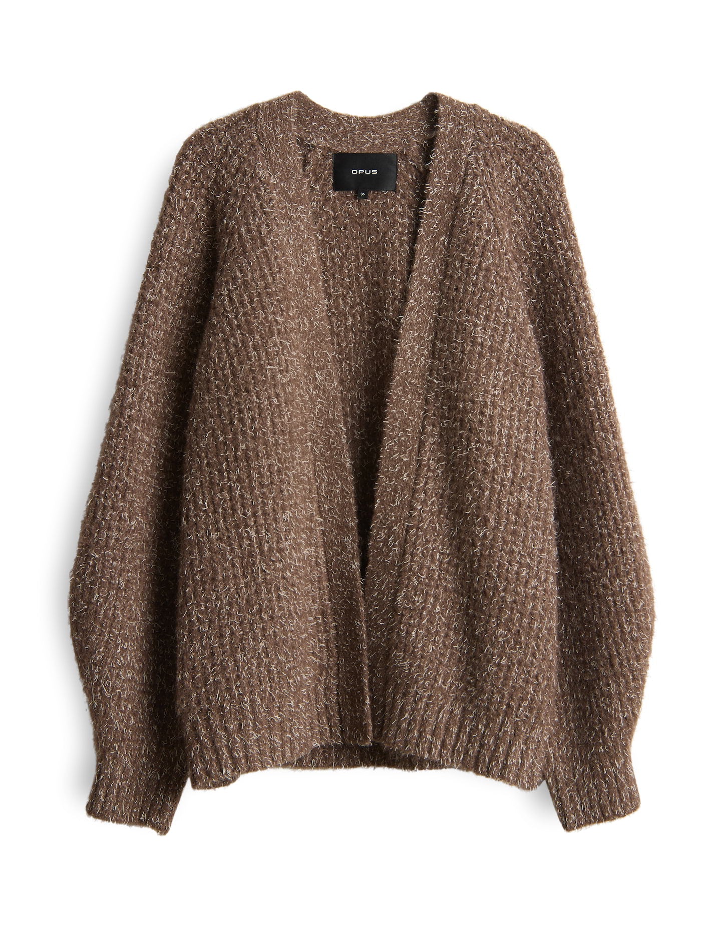 OPUS Loose Cardigan mit mehrfarbigem Effektgarn Dornie