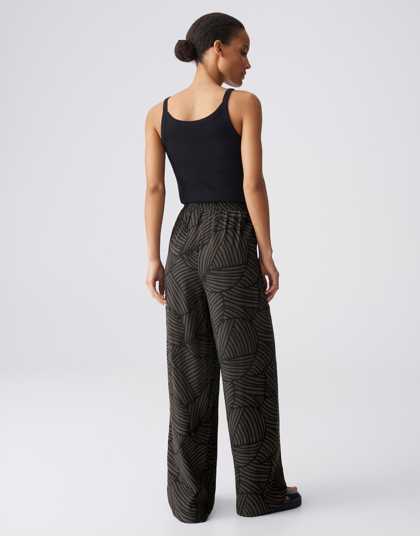 OPUS Wide Leg Pants Marou botanical