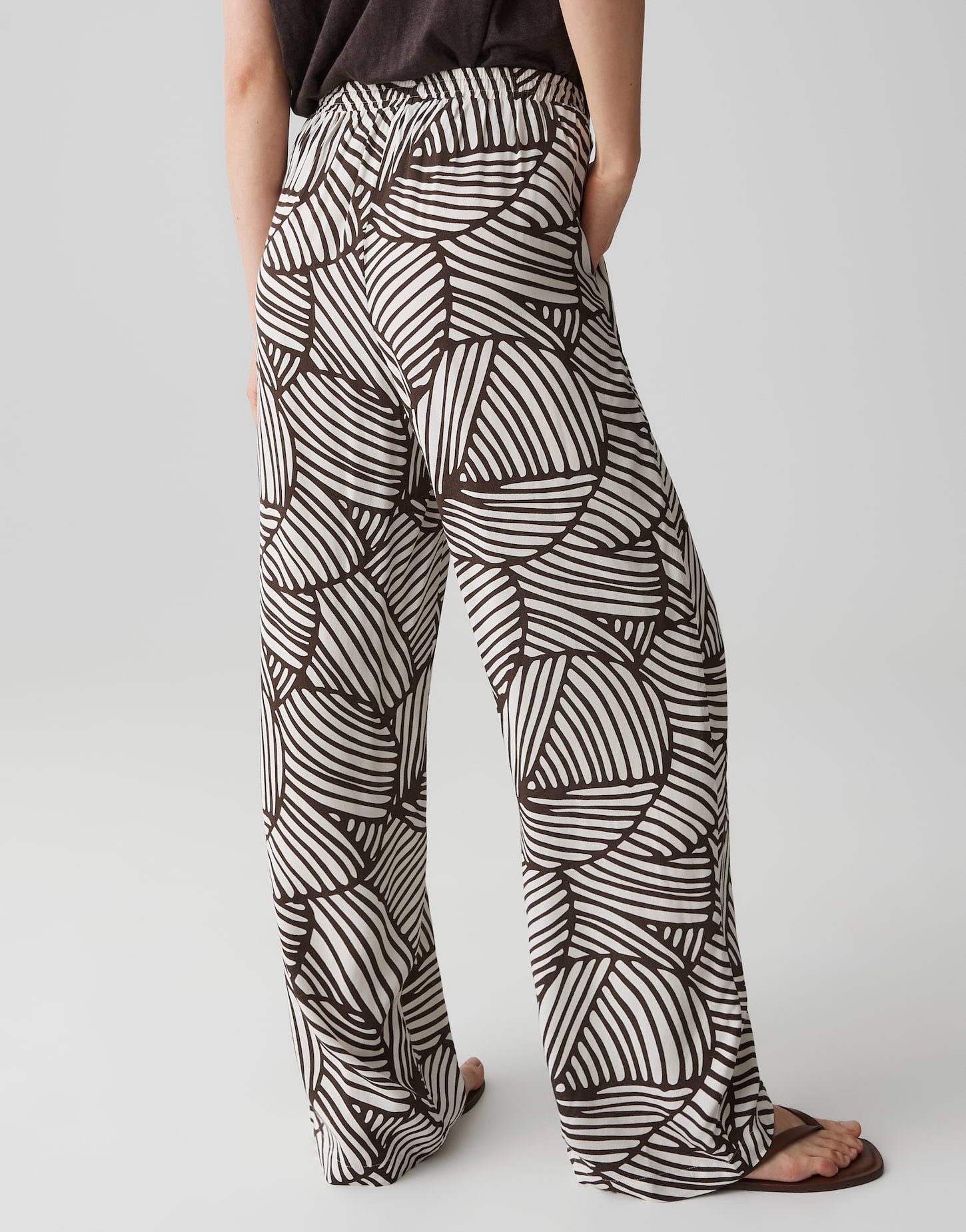 OPUS Wide Leg Pants Marou botanical