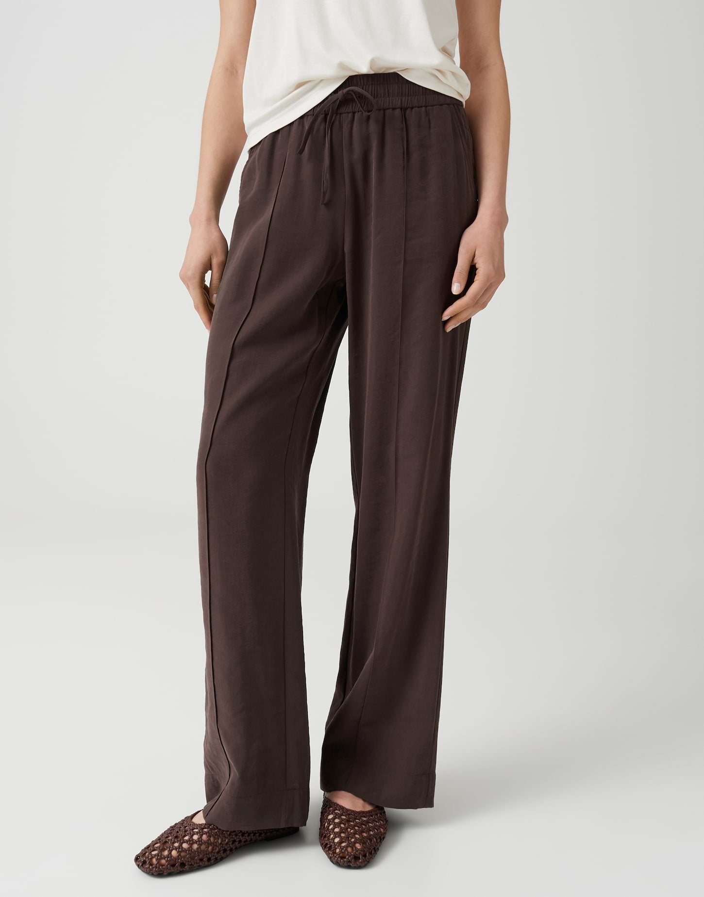 OPUS Wide Leg Pants Marou french