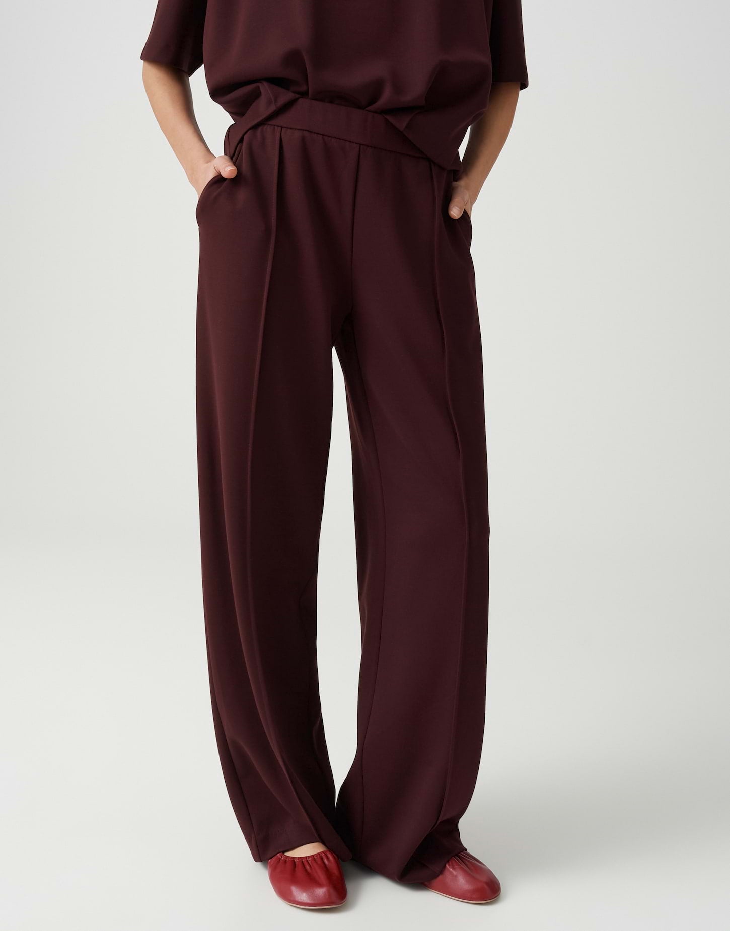 OPUS Wide Jogpants Melane chill