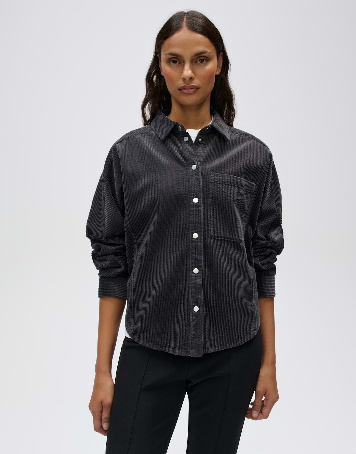 Cordbluse Regular Fit Frenca