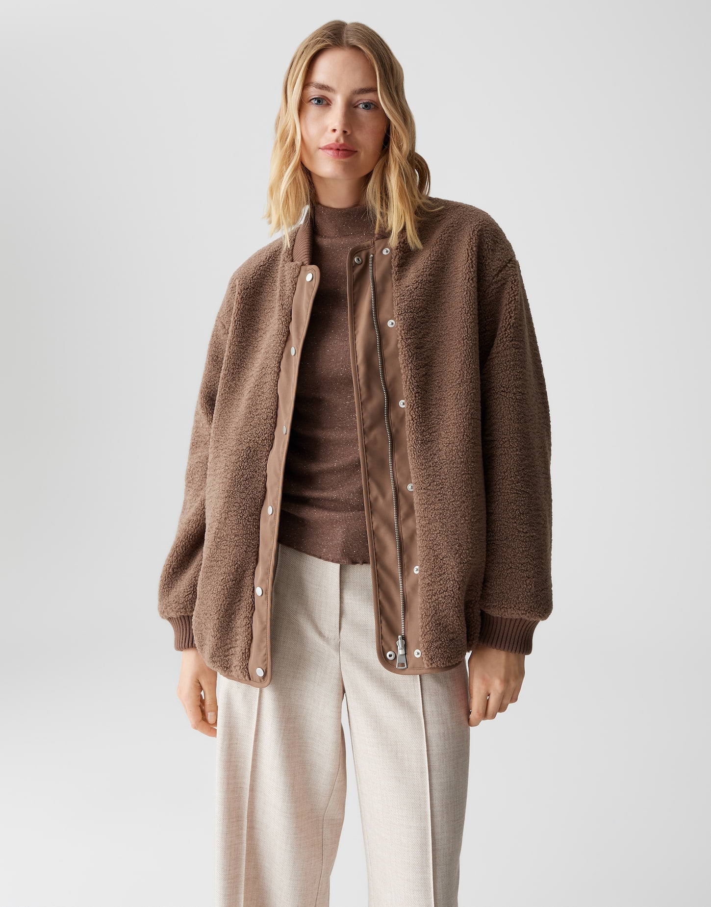 OPUS Regular Wendejacke im Blousonstil Hulda
