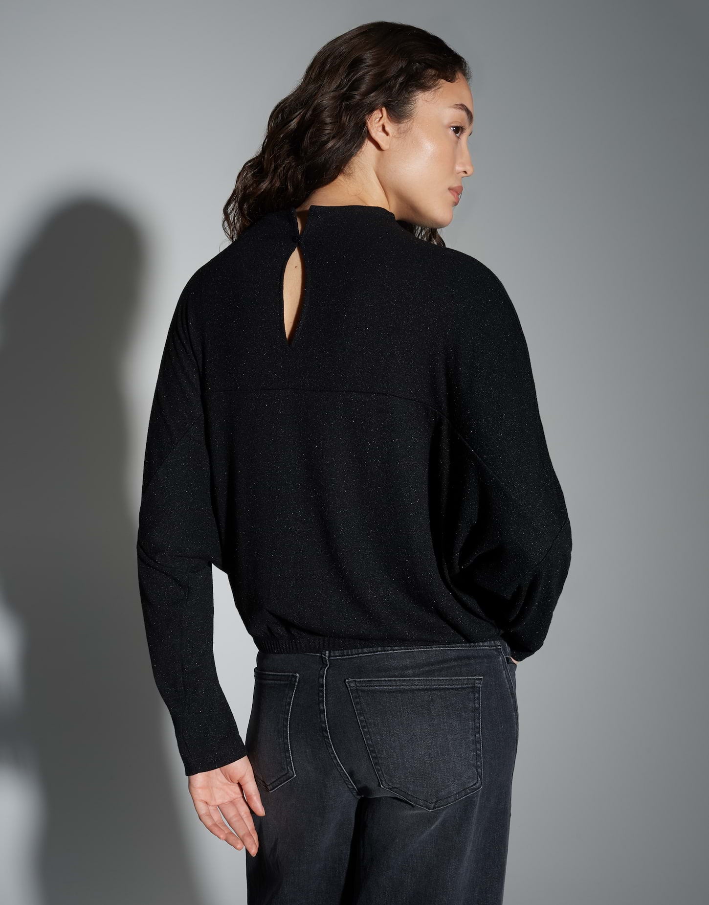 OPUS Regular Jerseyshirt mit dezentem Glanz Sachto