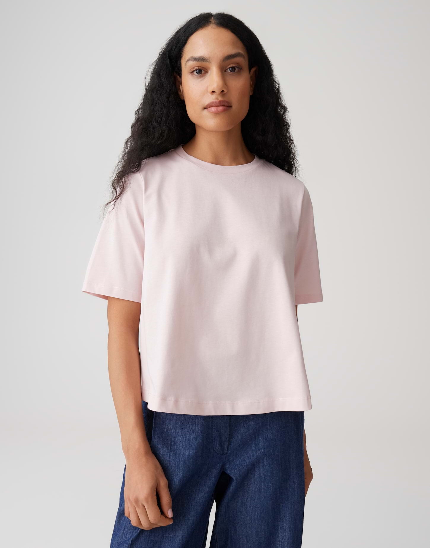 OPUS Ausgestelltes T-Shirt Regular Fit Sisani